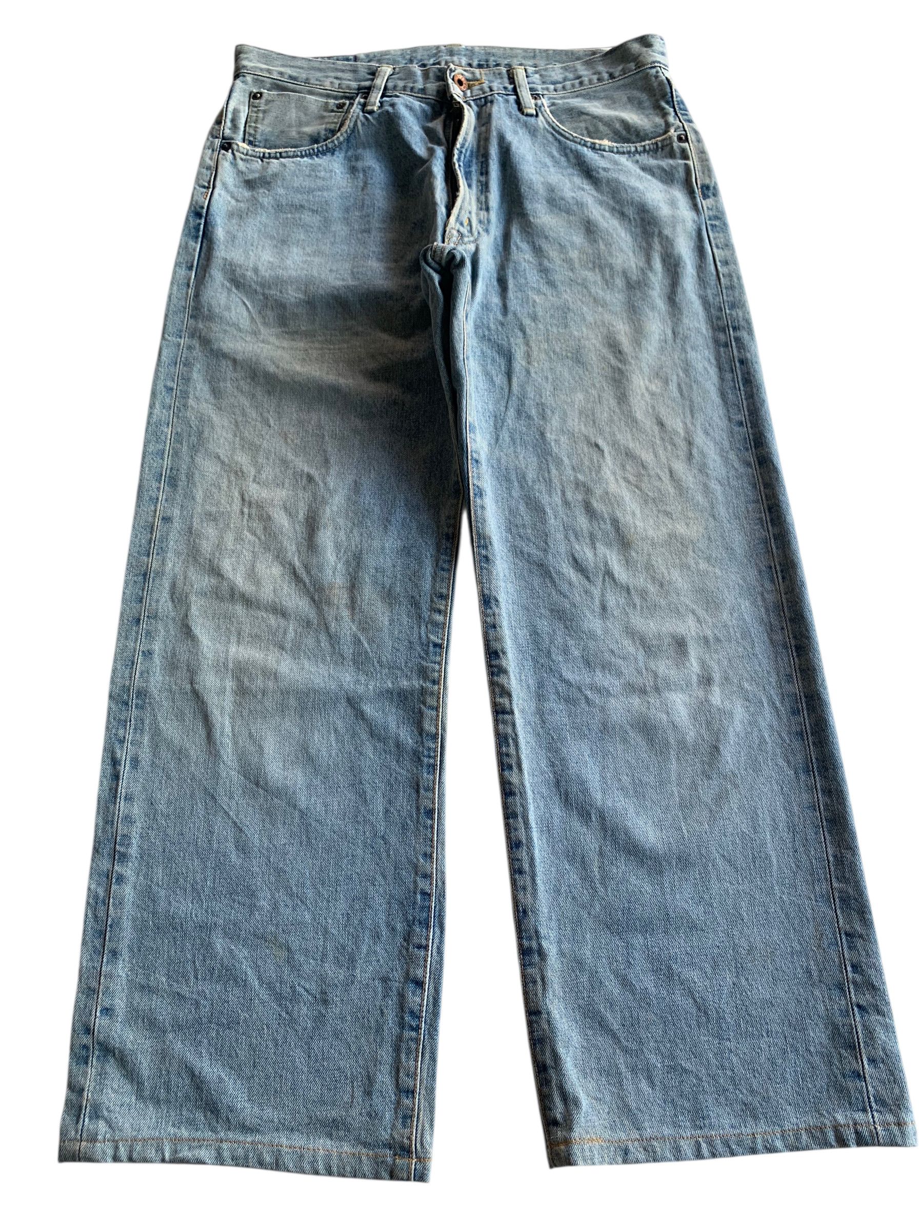 Kapital VINTAGE EDWIN 505X SELVEDGE BAGGY FADED DISTRESSED DENIM Size US 33 - 3 Thumbnail