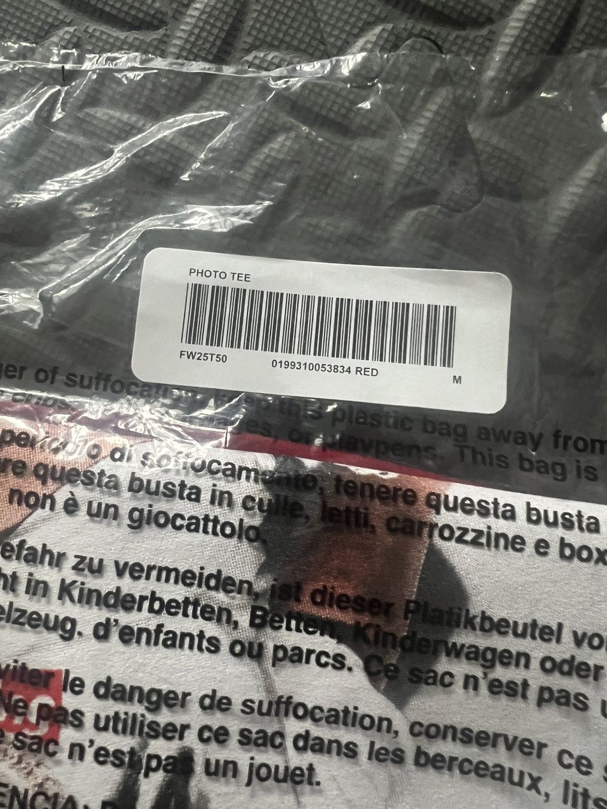 Supreme SUPREME PLAYBOI CARTI TEE RED M Size US M / EU 48-50 / 2 - 3 Thumbnail