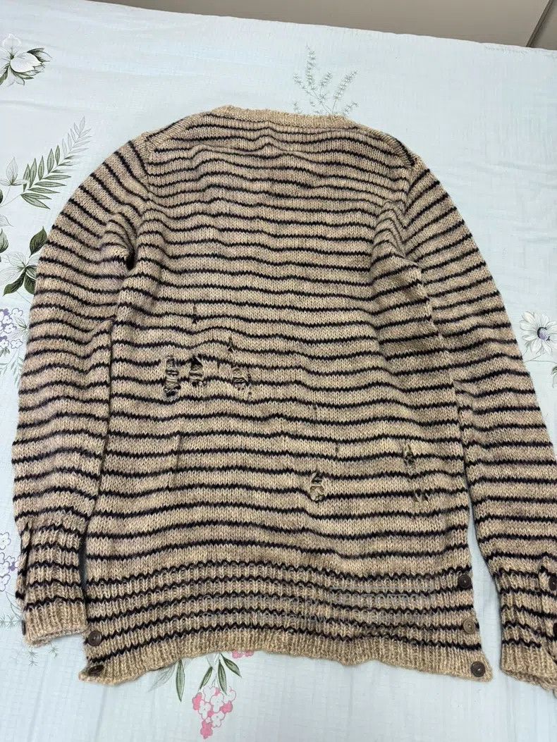 Takahiromiyashita The Soloist. Takahiromiyashita The Soloist. Destroy striped sweater Size US M / EU 48-50 / 2 - 2 Thumbnail