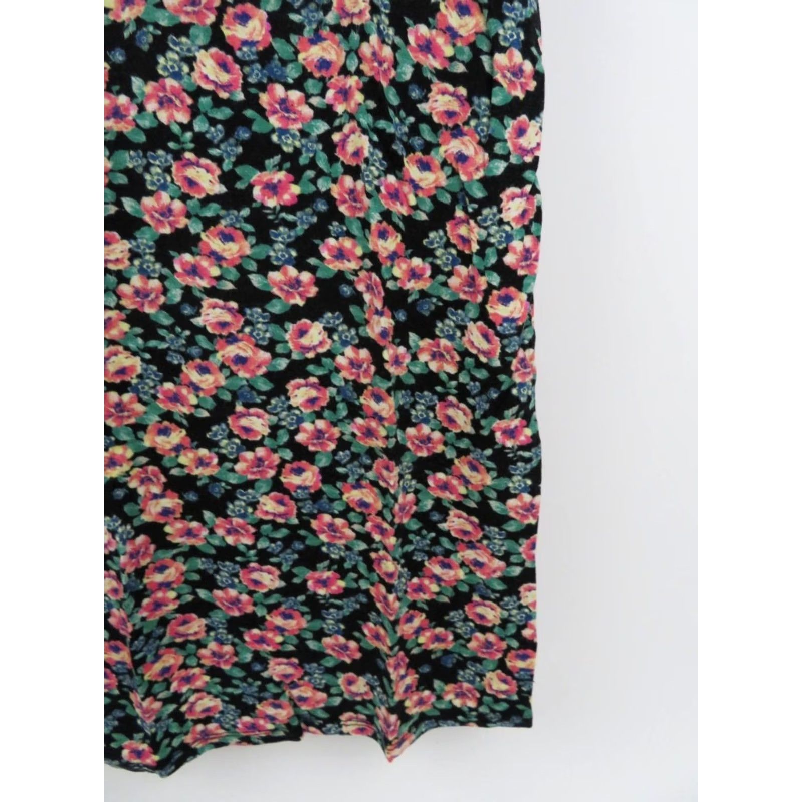 Vintage LuLaRoe Julia Dress 2XS Black Floral Flowers Bodycon Unicorn EUC Size XXS / US 00 / IT 34 - 3 Thumbnail
