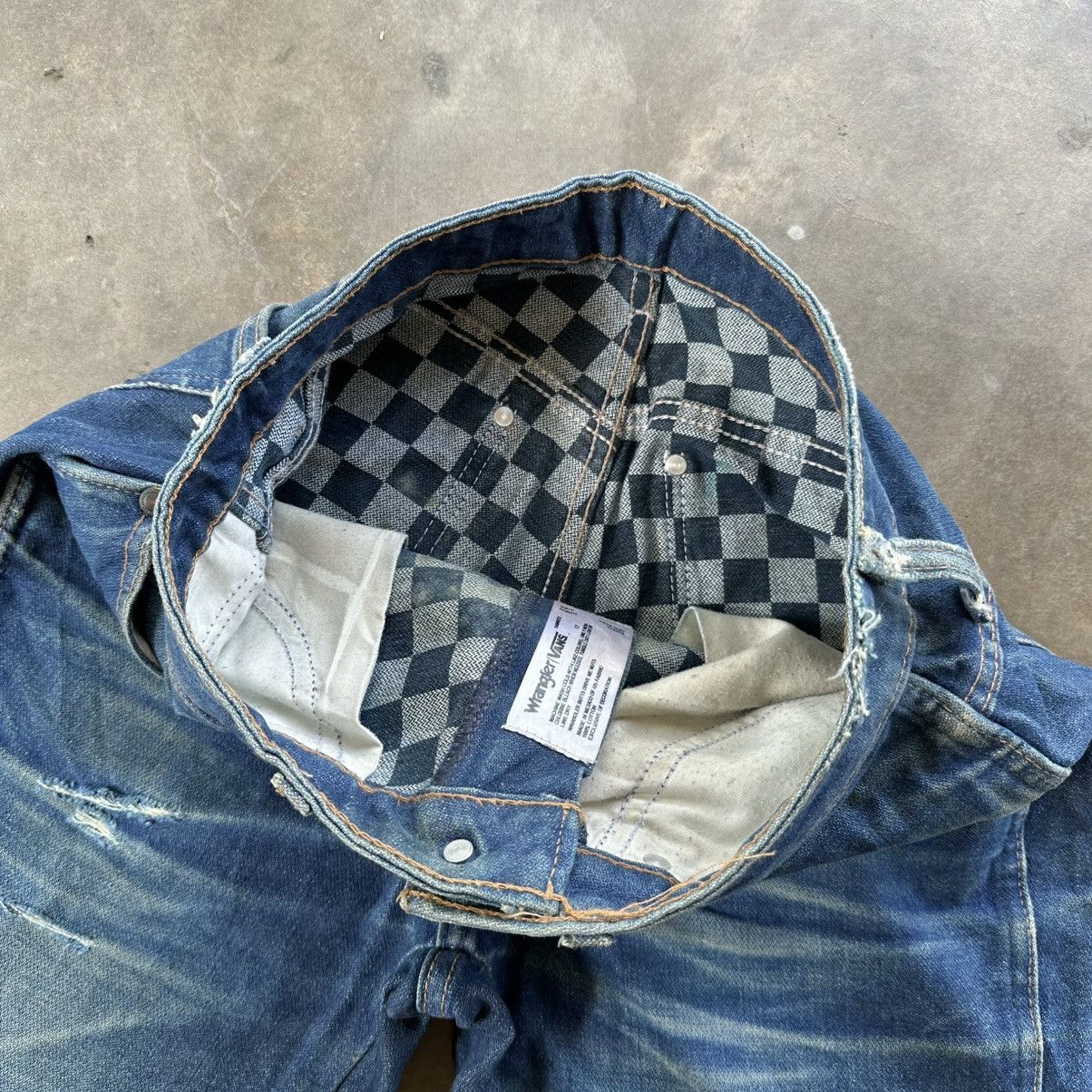 Japanese Brand Vintage WranglerXVans Limited Edition Rare Denim Jean Pant Size US 28 / EU 44 - 7 Thumbnail