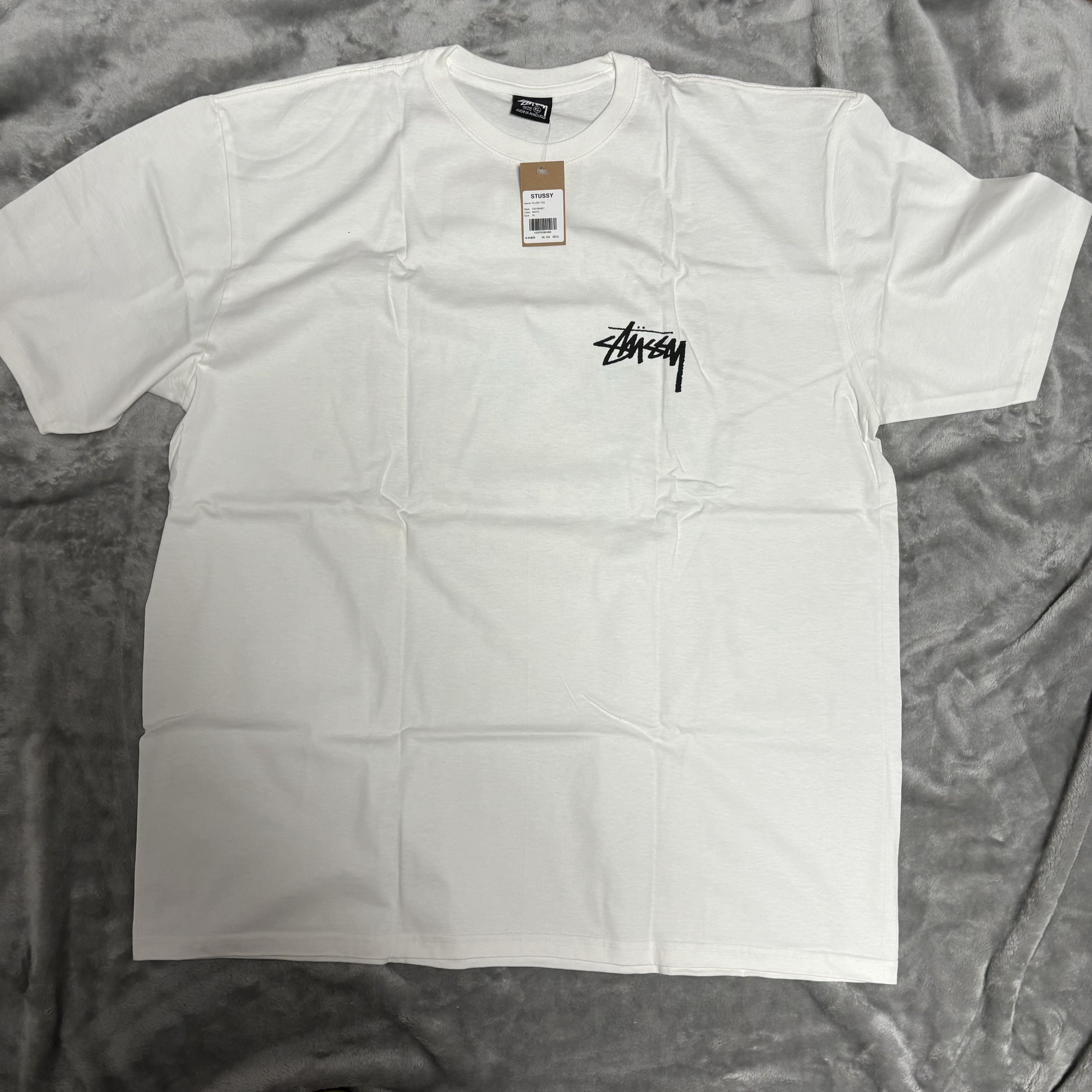 Stussy Stussy Plush Tee White Size US L / EU 52-54 / 3 - 2 Thumbnail