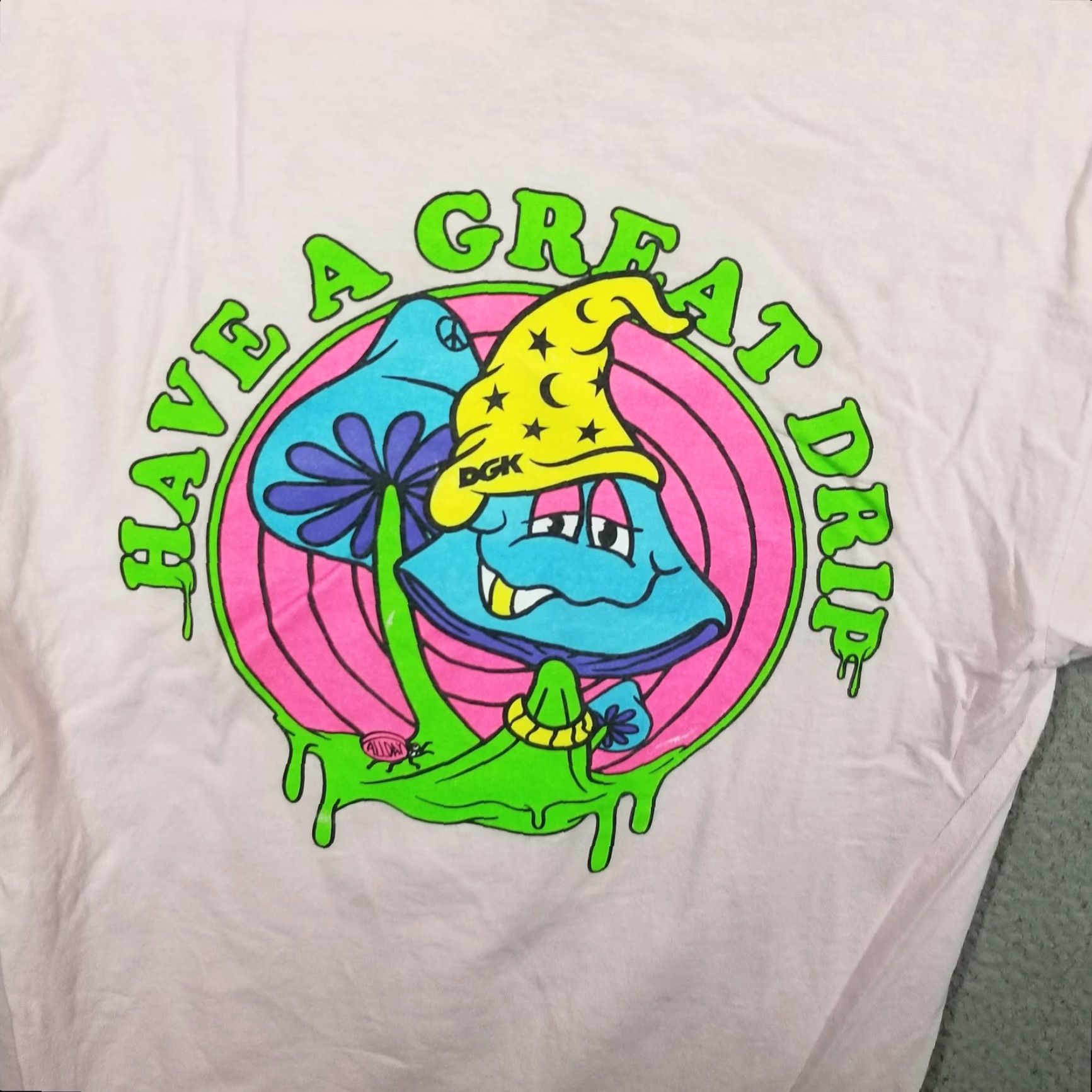 DGK DGK Shirt Mens M Pink Have A Great Drip Graphic Skate Streetwear Tee Size US M / EU 48-50 / 2 - 2 Thumbnail