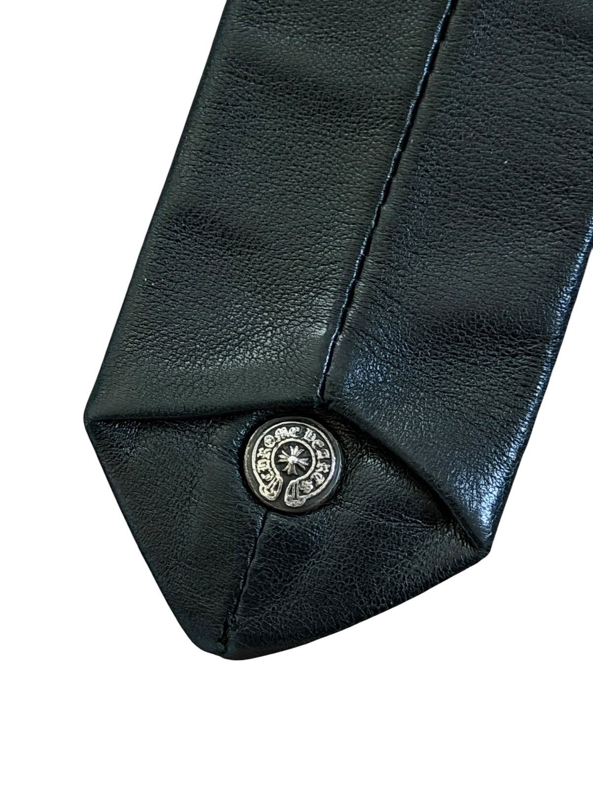 Chrome Hearts Chrome Hearts Leather Plus Cross Silver Neck Tie Size ONE SIZE - 4 Thumbnail
