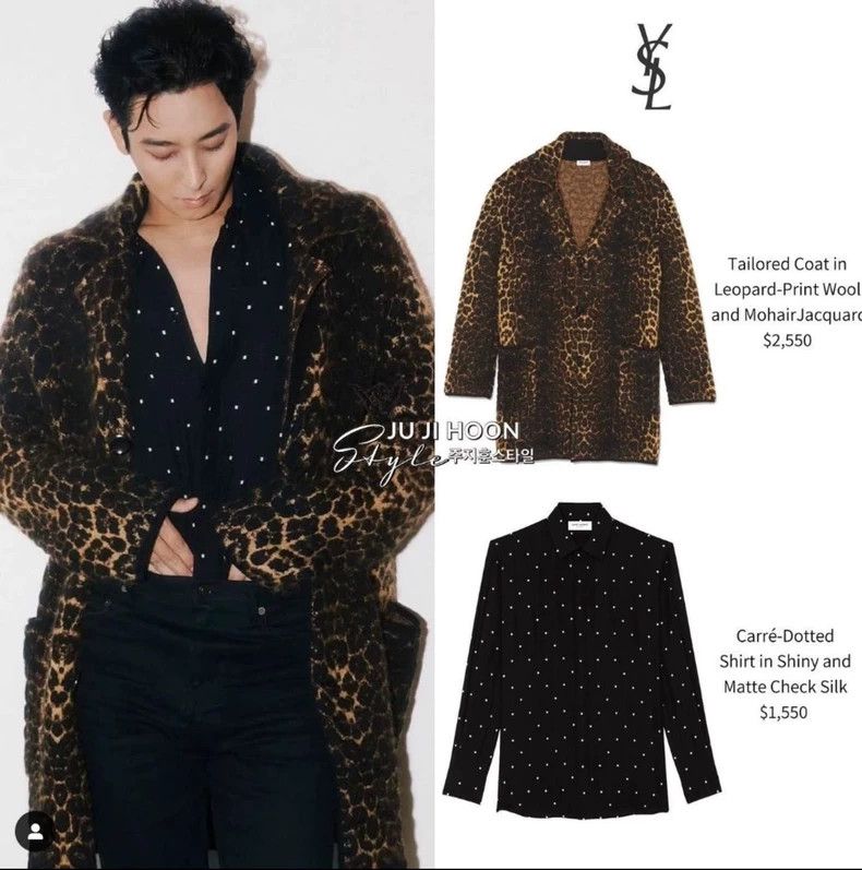 Saint Laurent Paris Saint Laurent Paris 20fw catwalk leopard knit cardigan coa Size US M / EU 48-50 / 2 - 8 Thumbnail