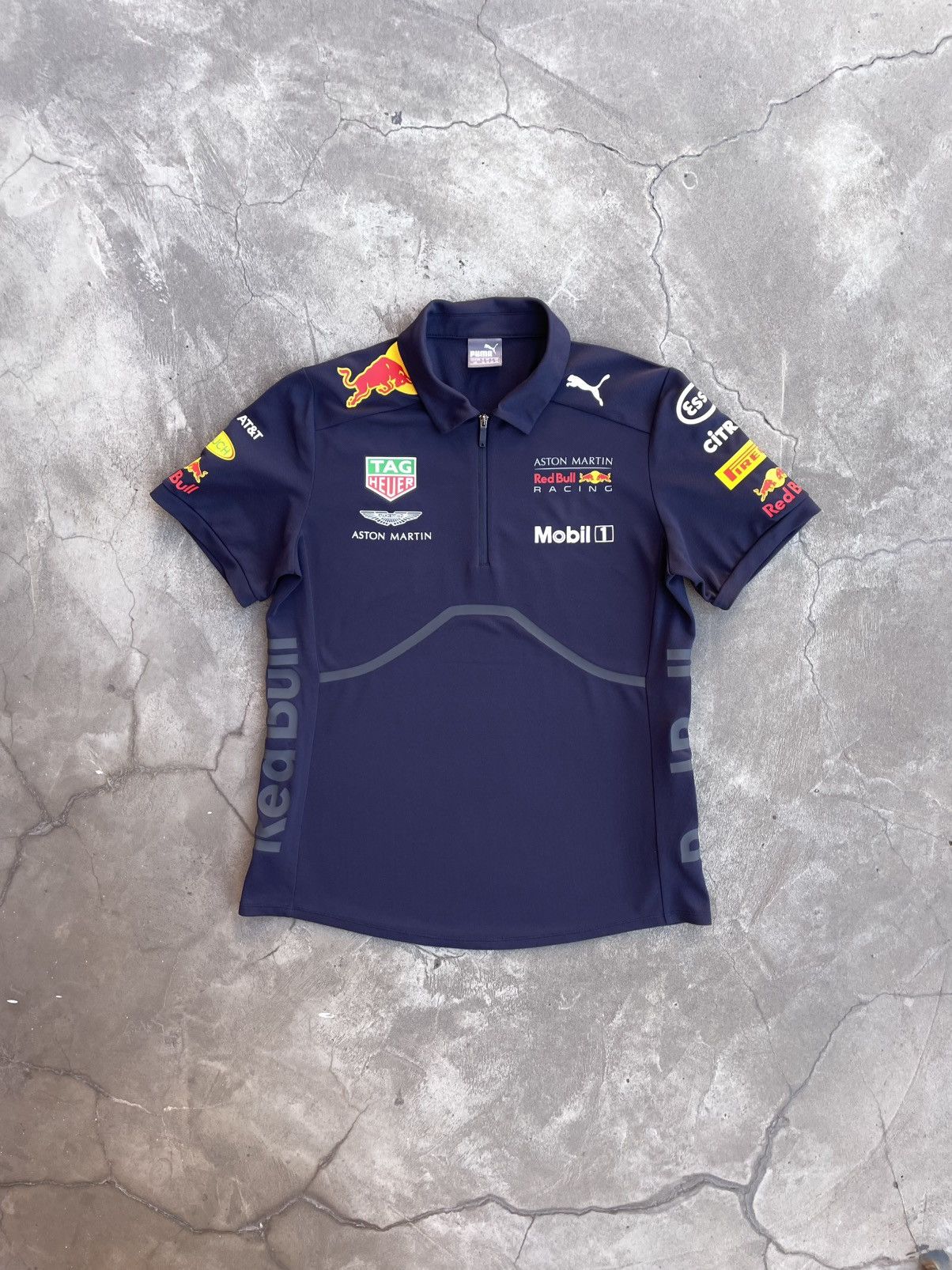 Puma 2017 Puma Racing Zip Polo / T-Shirt / Jersey Size M / US 6-8 / IT 42-44 - 2 Thumbnail