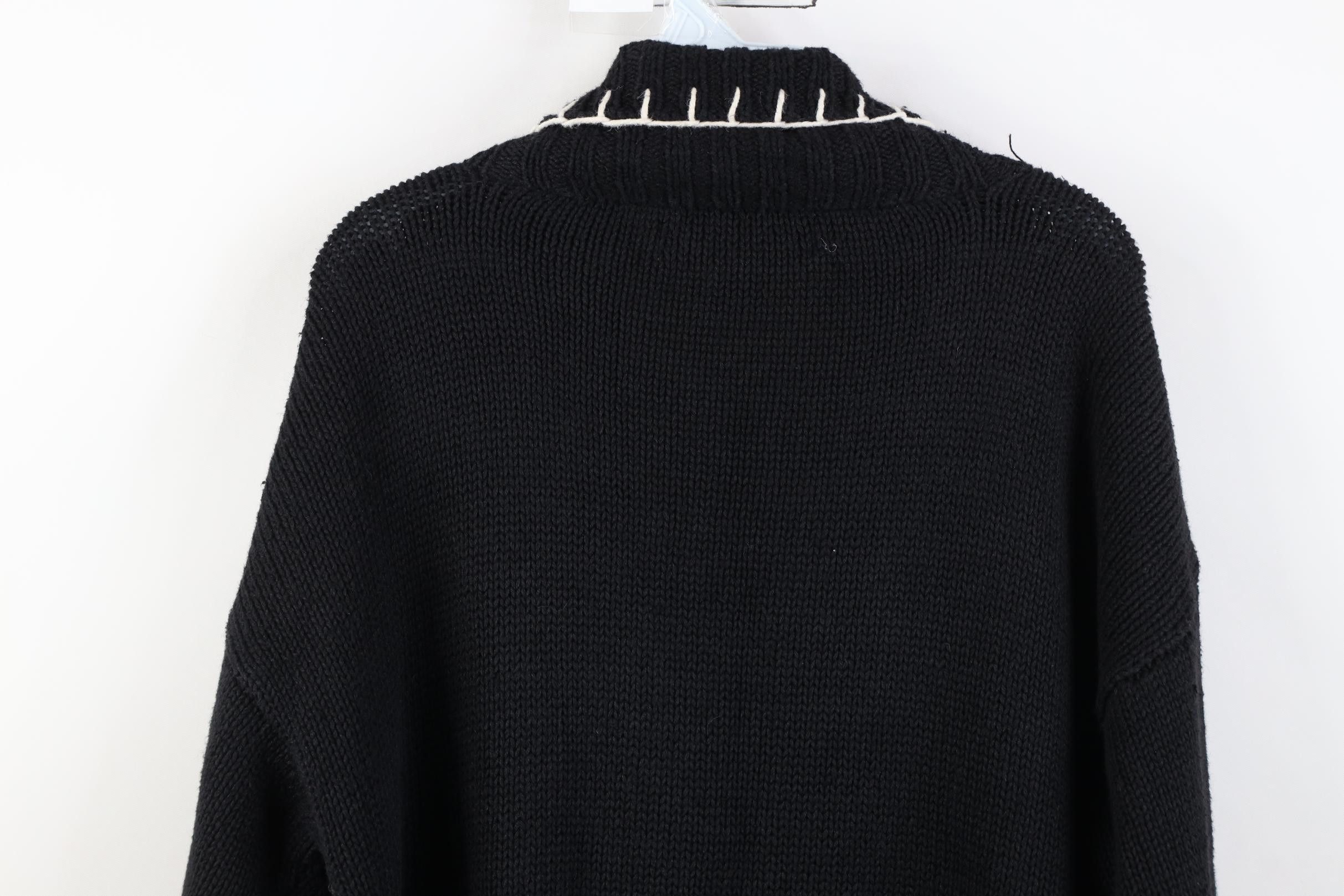 Vintage Vintage 90s Streetwear Toggle Button Cardigan Sweater Size L / US 10 / IT 46 - 9 Thumbnail