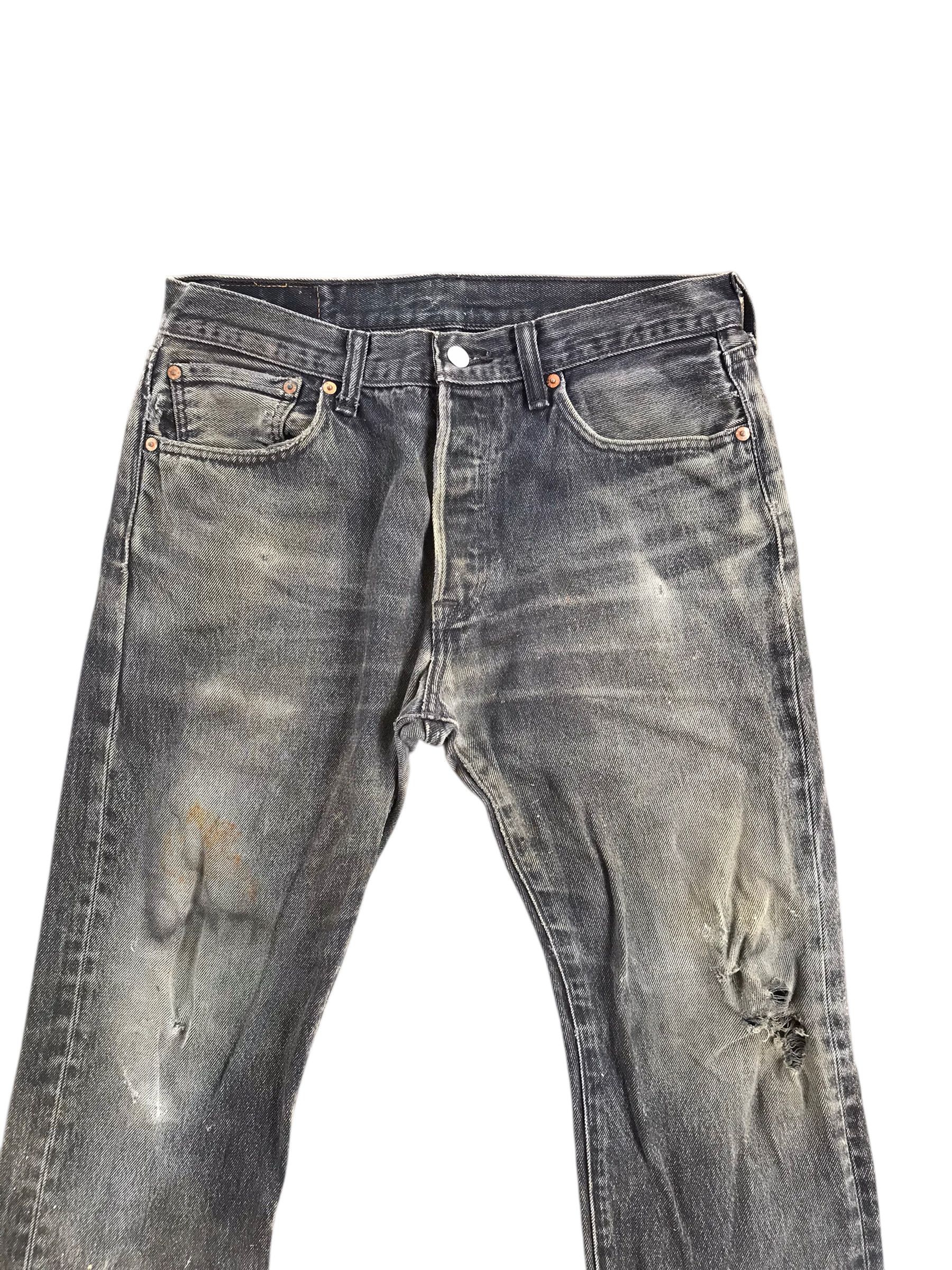 Levi's Vtg Levis 501 Distressed-Size 31- if six was nine style Size US 31 - 2 Thumbnail