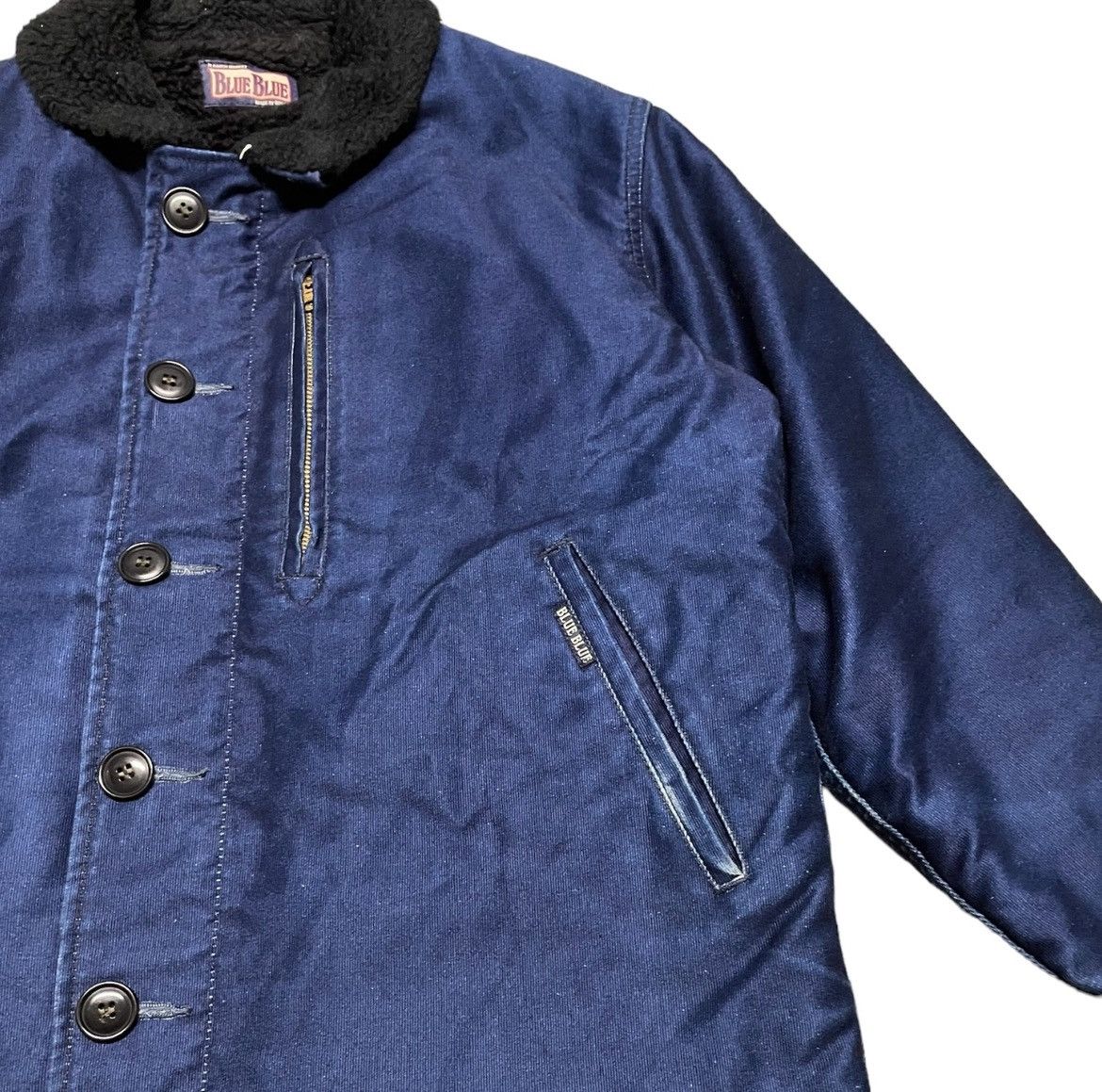 Blue Blue Japan Rare Vintage Blue Blue Indigo Deck Jacket Size US M / EU 48-50 / 2 - 3 Thumbnail