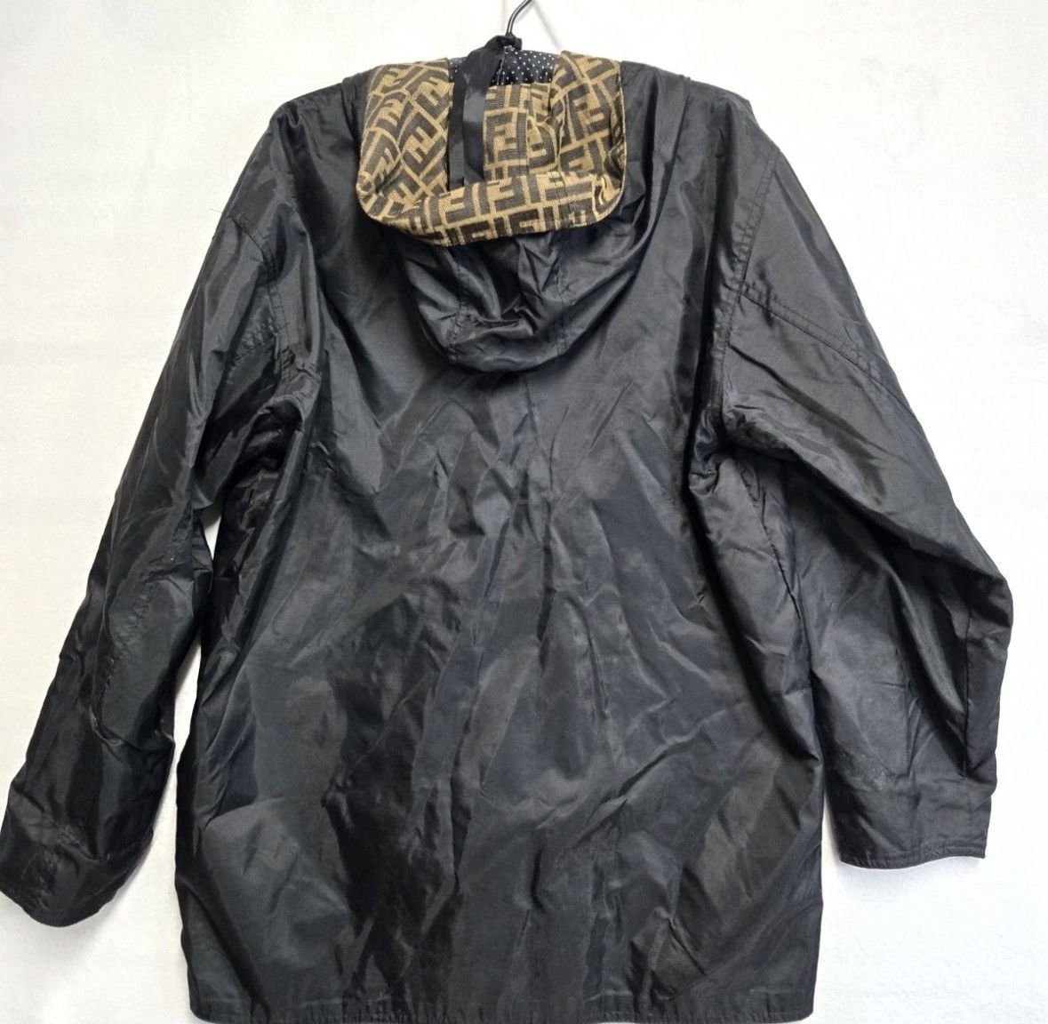 Fendi Vintage Reversible Fendi Monogram FF Coat Designer Jacket Size US L / EU 52-54 / 3 - 5 Thumbnail