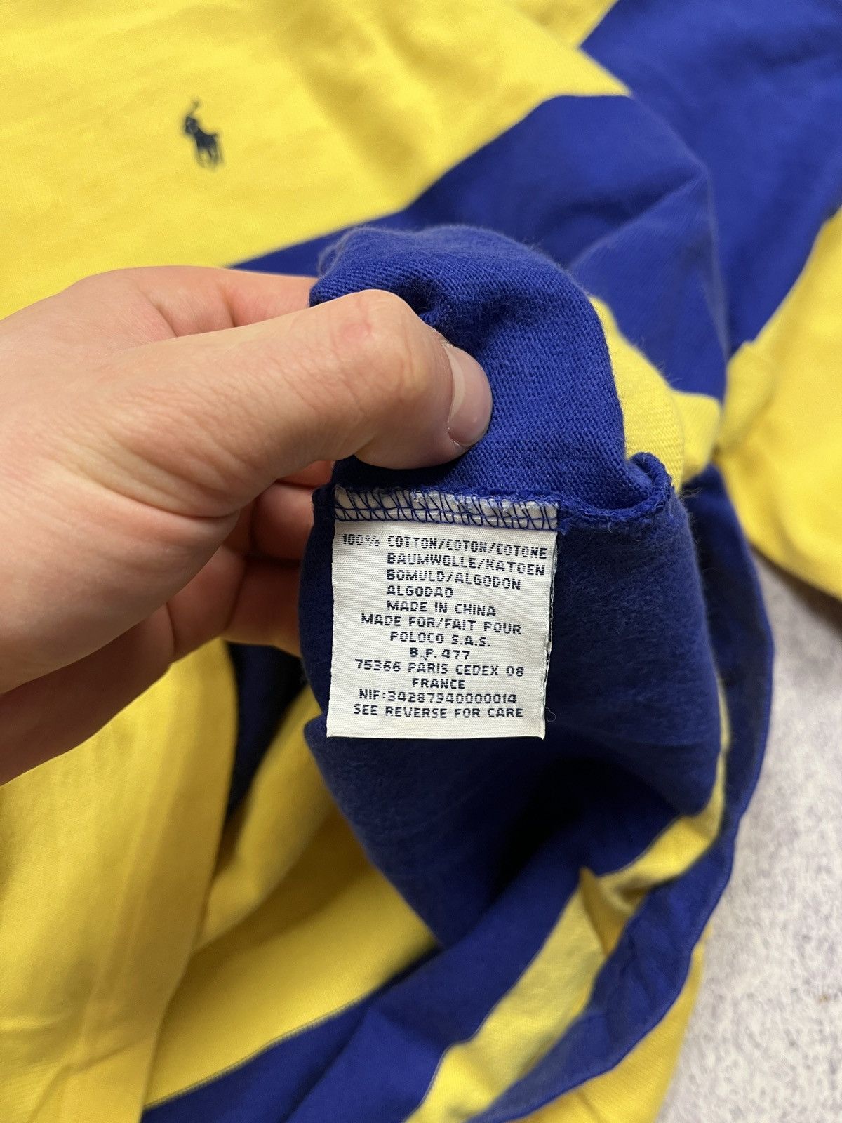 Polo Ralph Lauren × Vintage Vintage 90’s Polo Ralph Lauren 🇺🇦 Striped Rugby Shirt Y2k Size US M / EU 48-50 / 2 - 11 Thumbnail