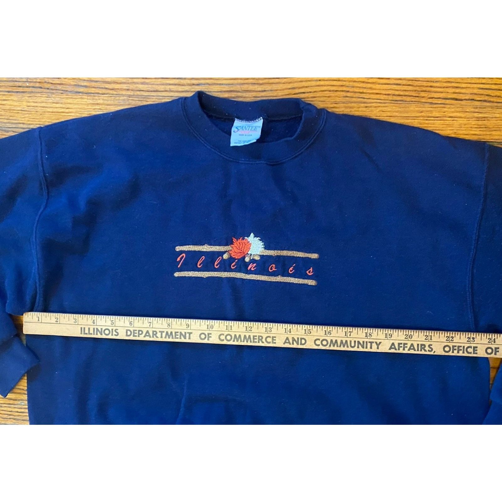 Vintage VTG USA Illinois Fall Sweatshirt Adult XXL Men’s Womens Size US XXL / EU 58 / 5 - 5 Thumbnail