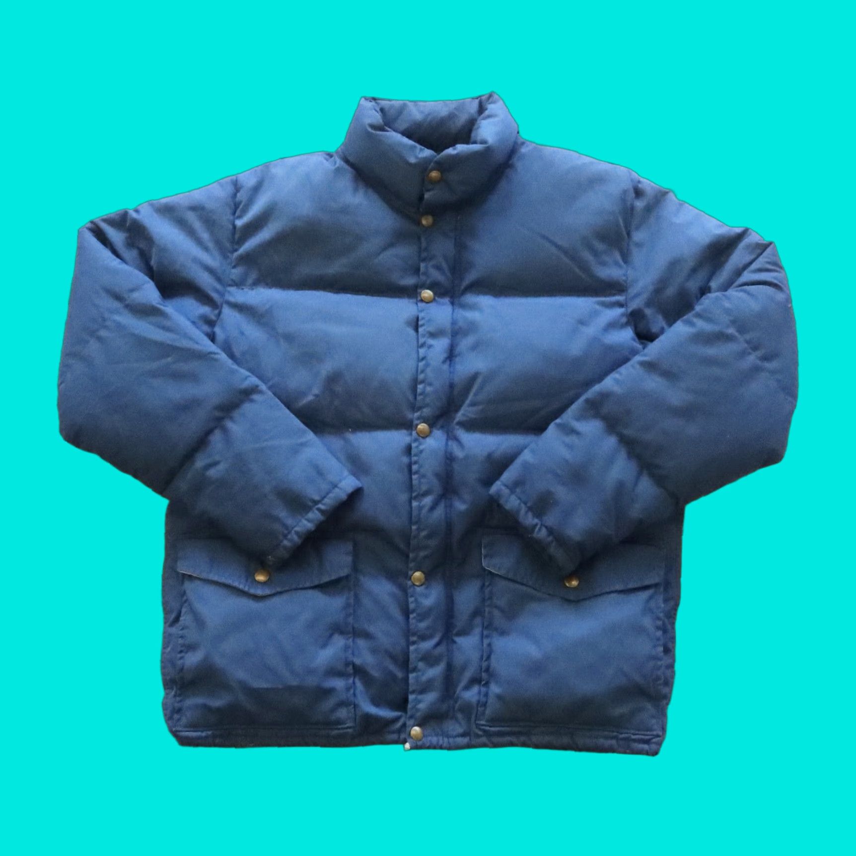Golden Bear Vintage Golden Bear Puffer Jacket Mens M Blue - Jacket - Made in USA Size US M / EU 48-50 / 2 - 1 Thumbnail