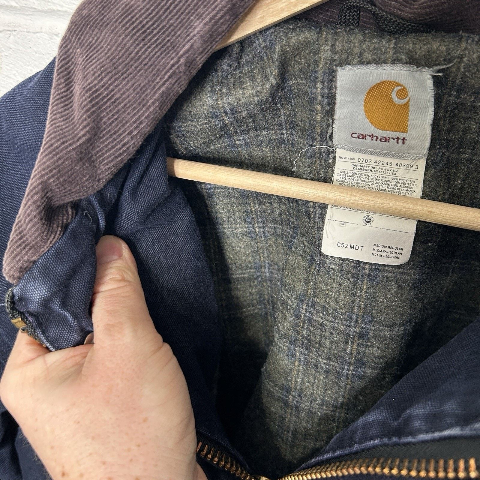 Carhartt Vintage Carhartt Blanket-Lined Barn Jacket “Midnight Blue” Size US M / EU 48-50 / 2 - 13 Thumbnail