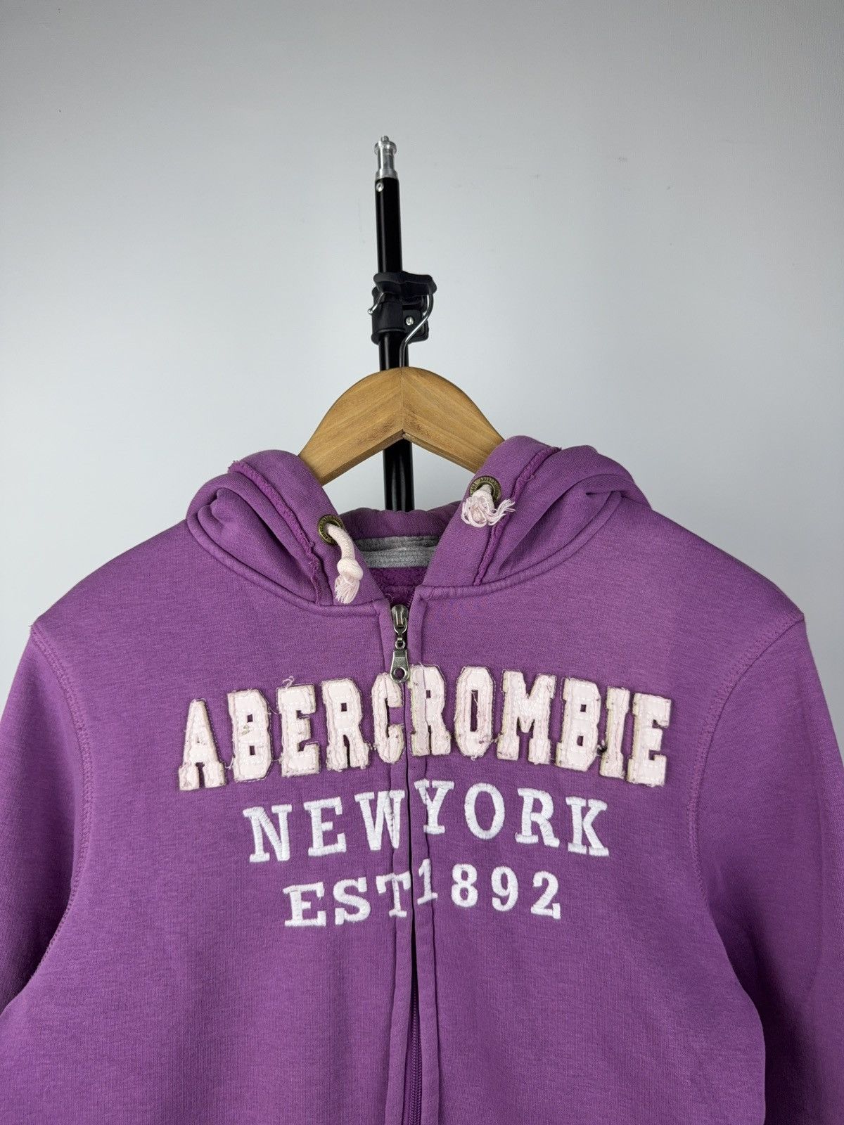 Abercrombie & Fitch Vintage Y2K Abercrombie & Fitch Zip Hoodie New York Logo Size M / US 6-8 / IT 42-44 - 2 Thumbnail