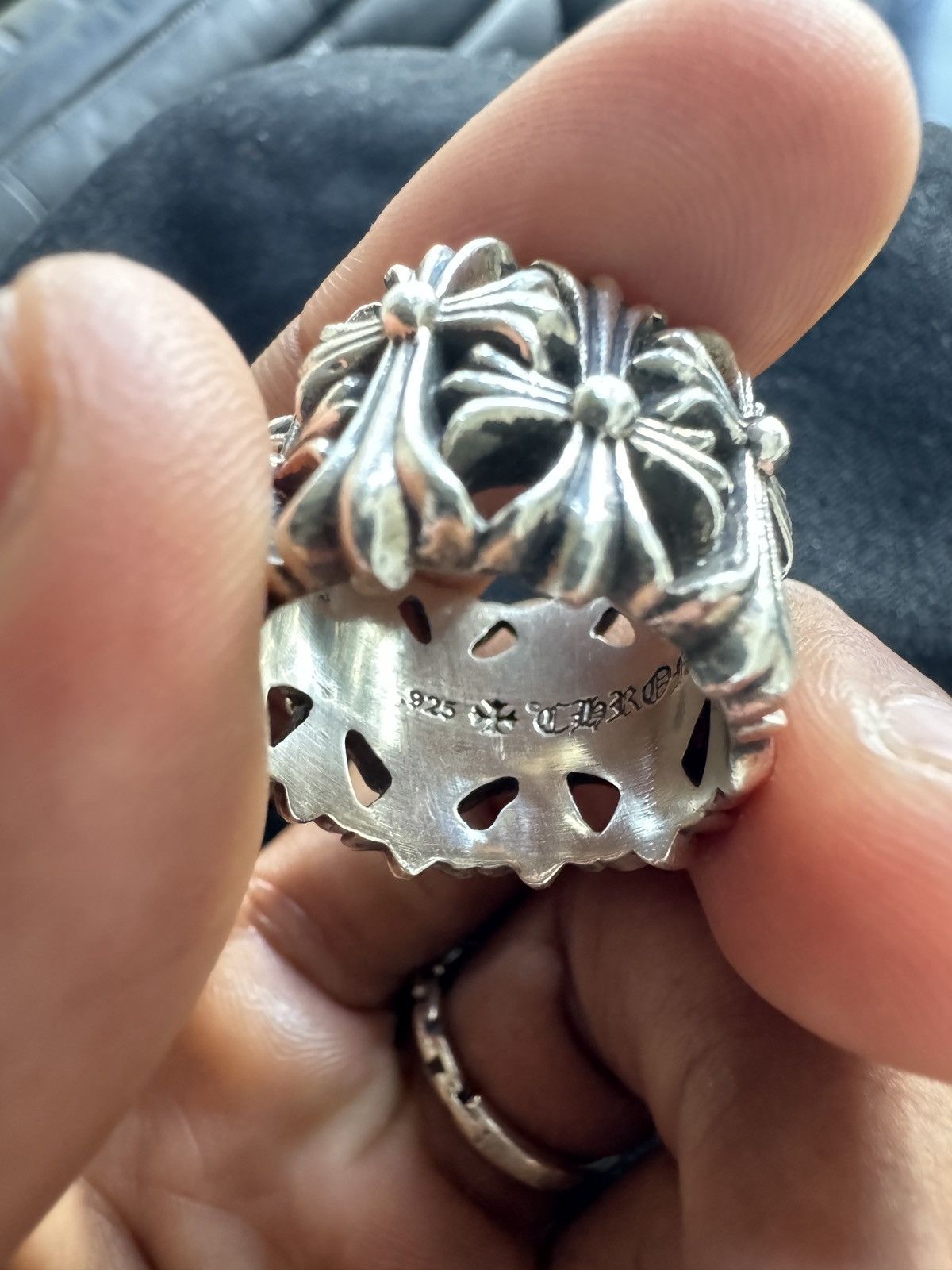 Chrome Hearts Chrome Hearts Cemetery Ring Size ONE SIZE - 7 Thumbnail