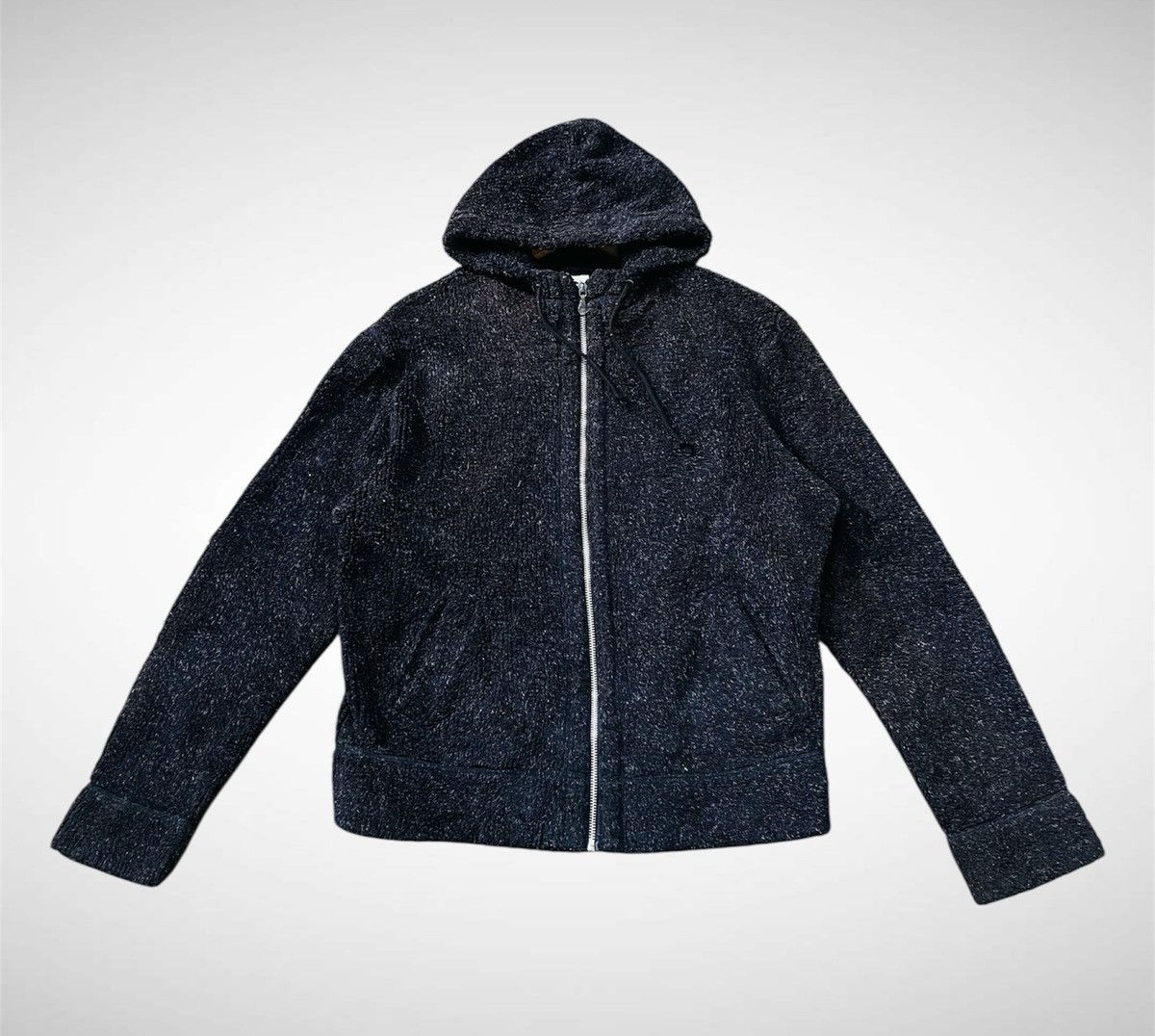 Paul Smith Vintage Paul Smith Mohair Zipper Hoodie Size US L / EU 52-54 / 3 - 3 Thumbnail
