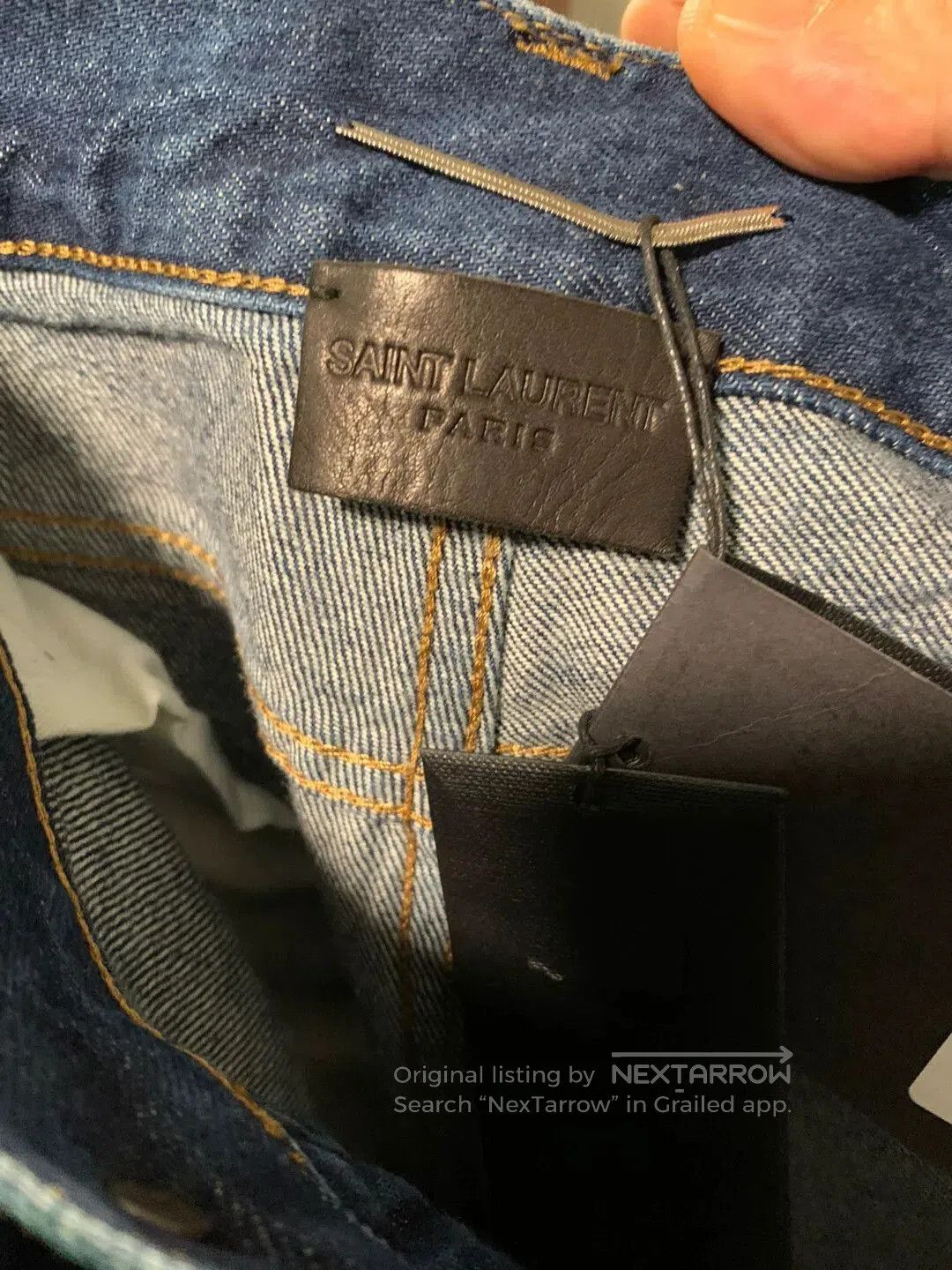Saint Laurent Paris saint laurent new distressed blue jeans. Size US 29 - 7 Thumbnail