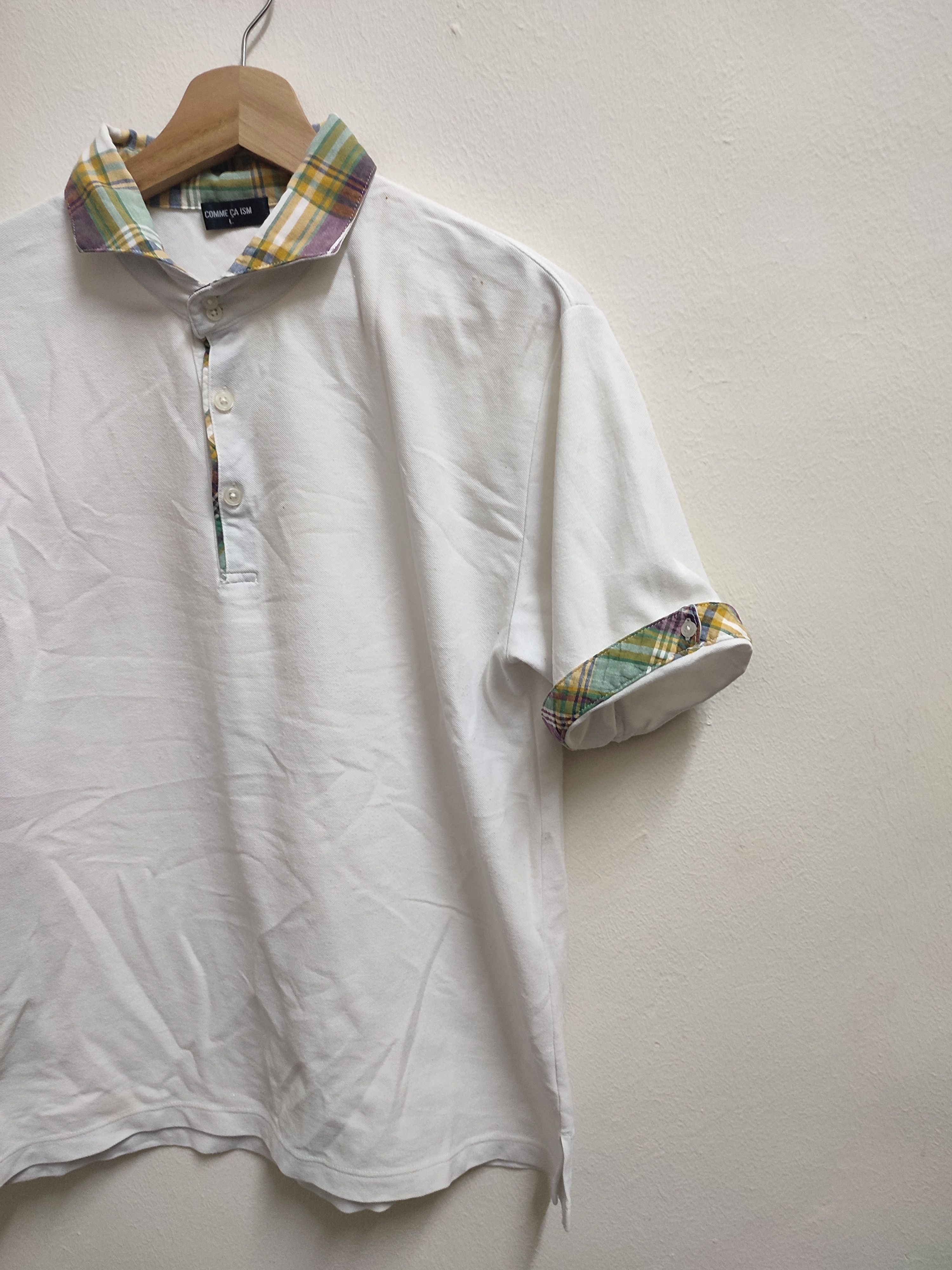 Comme Ca Ism Comme Ca ISM White Polo Shirt Size US M / EU 48-50 / 2 - 4 Thumbnail