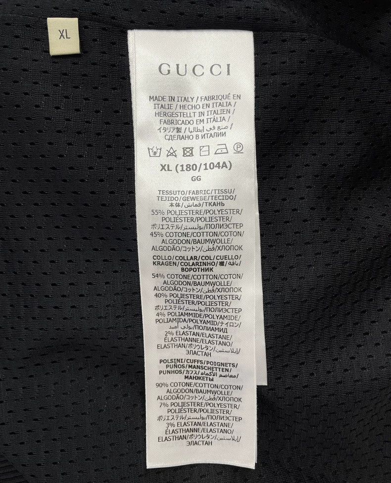 Gucci Gucci New black embroidered letter sweatshirt 2502-Nextarro Size US XL / EU 56 / 4 - 6 Thumbnail