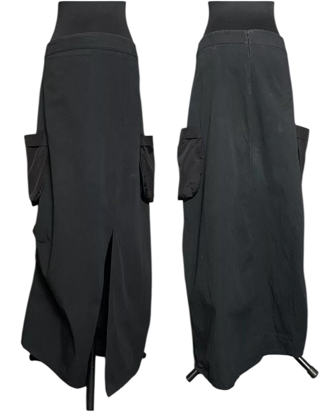 Hysteric Glamour × If Six Was Nine × Le Grande Bleu (L.G.B.) VNTG cargo pocket maxi skirt type Rick Owens junya Watanabe Size 28" / US 6 / IT 42 - 2 Thumbnail