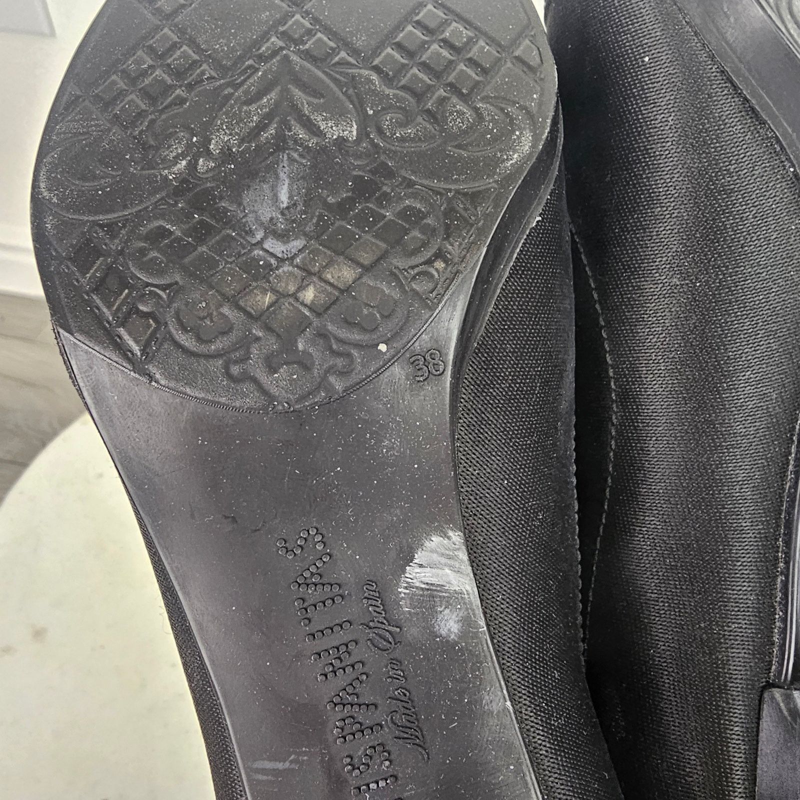 Globe Glove Shoes by Hispanitas Black Booties Slip Ons 38 (US 7) Size US 7 / IT 37 - 8 Thumbnail