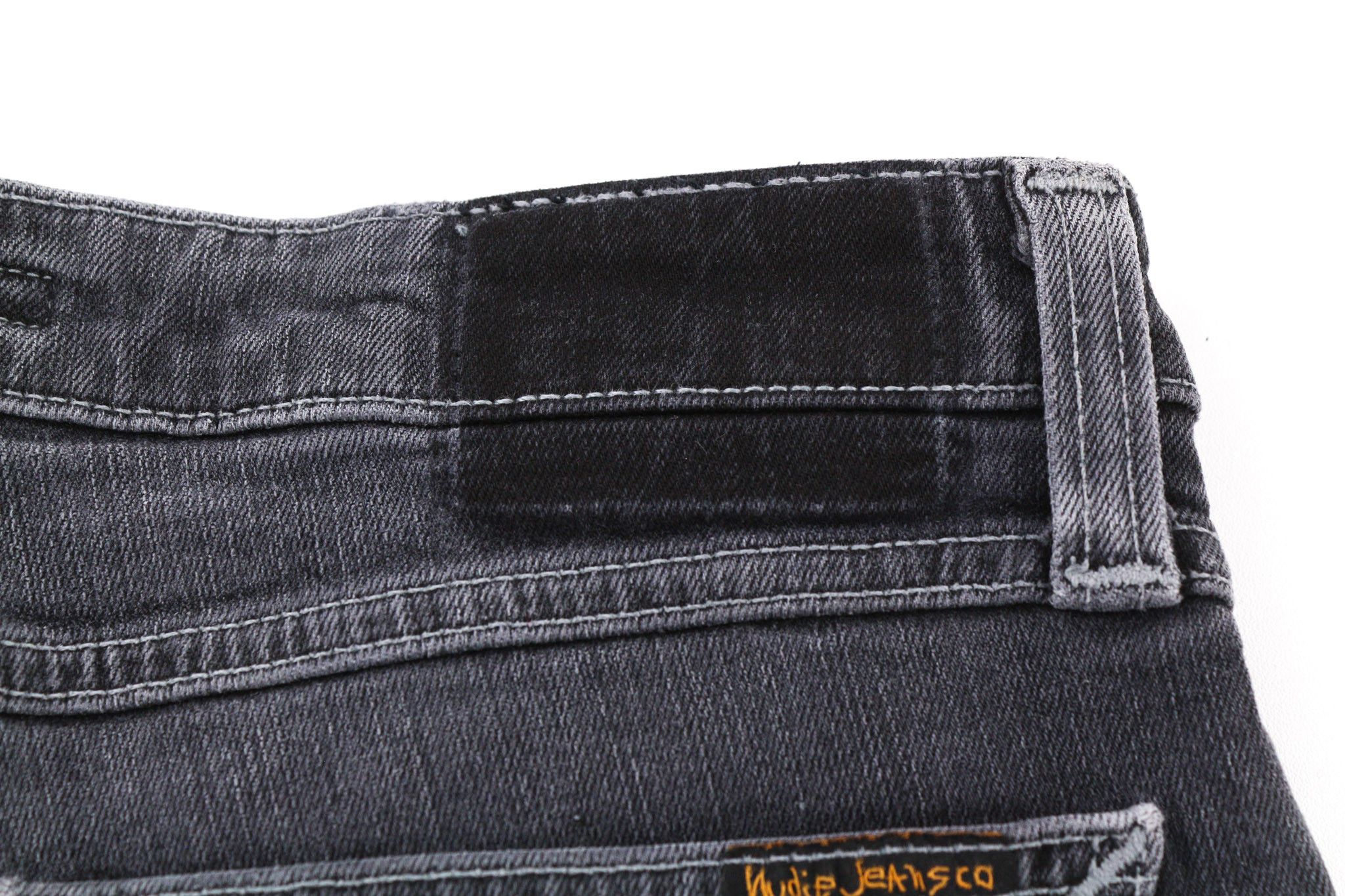 Nudie Jeans SKINNY LIN W29/L30 Tight Fit Cotton Stretch Grey 80620 Size US 29 - 8 Thumbnail