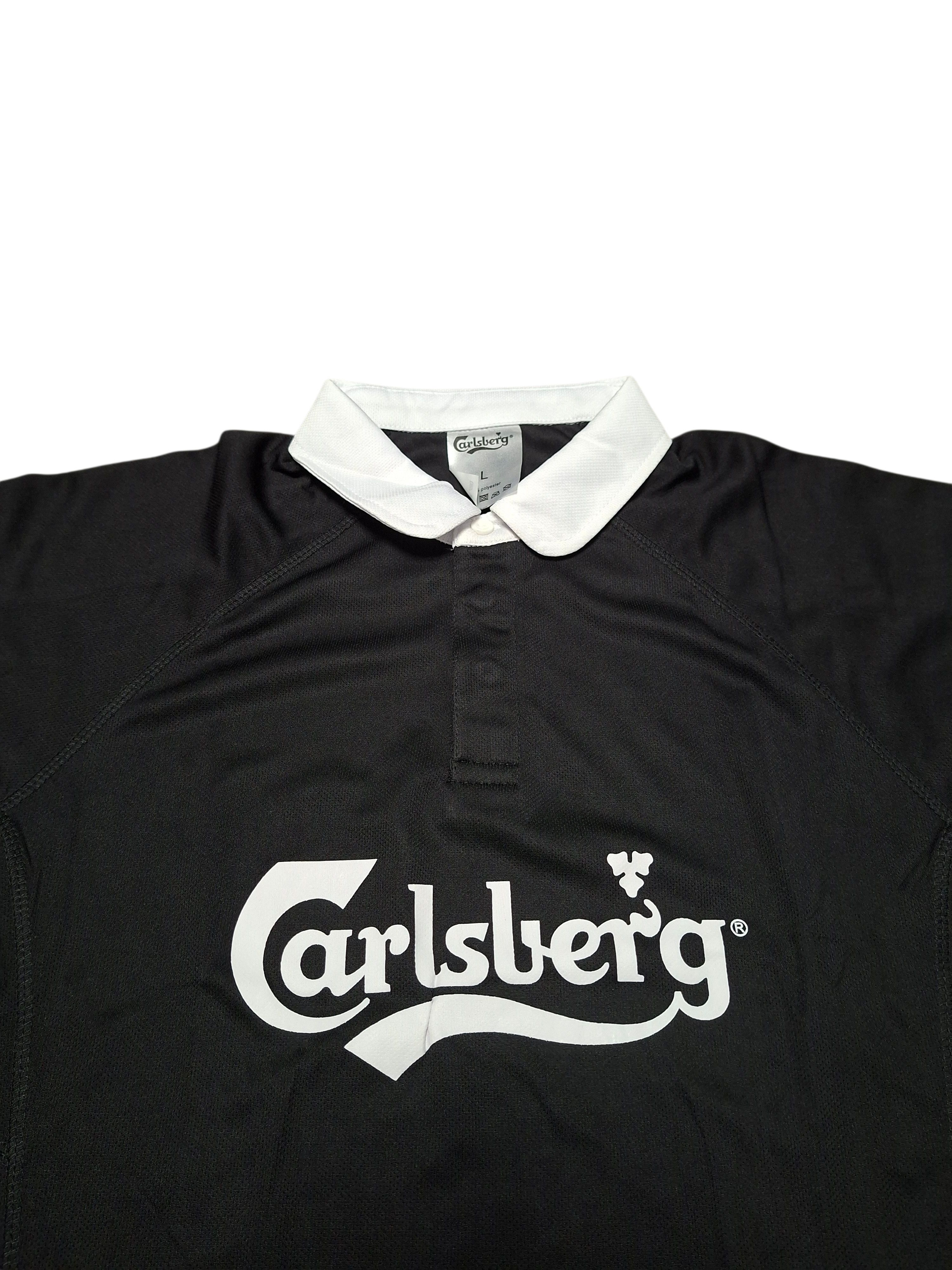 Other CARLSBERG VINTAGE OFFICIAL MERCH BIG LOGO POLO SHIRT TEE Size US L / EU 52-54 / 3 - 2 Thumbnail