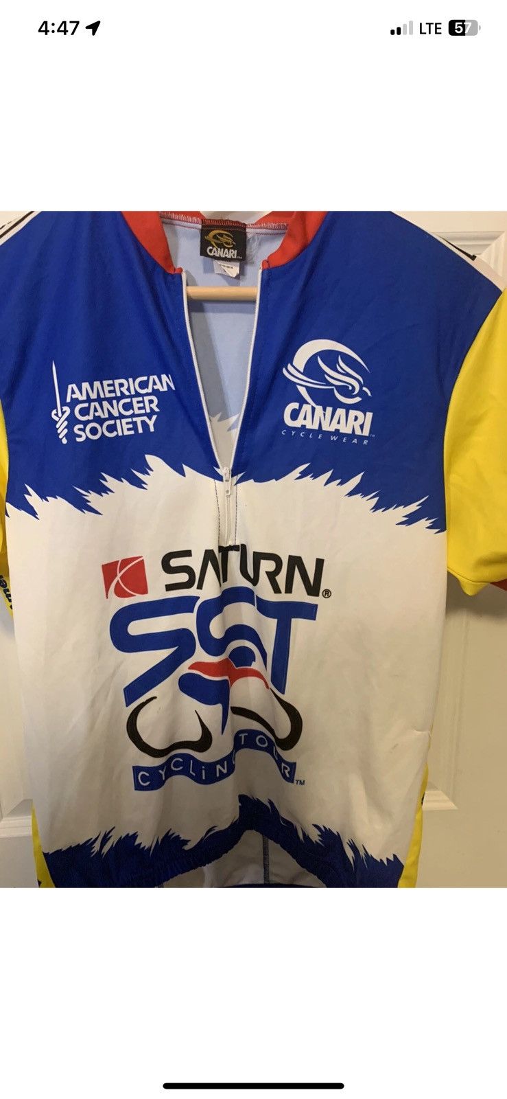 Canari Vintage Canari Saturn Cycling Mens Sz S Jersey 1/2 Zip Shirt Size US S / EU 44-46 / 1 - 8 Thumbnail