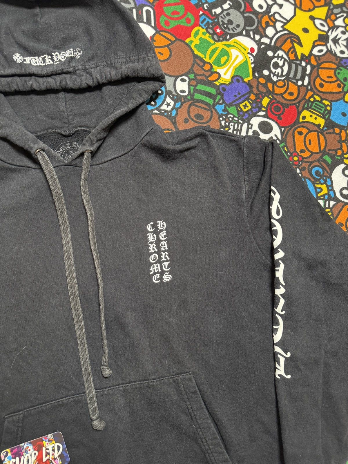 Chrome Hearts Chrome Hearts Black Script Pullover Hoodie Size US M / EU 48-50 / 2 - 3 Thumbnail