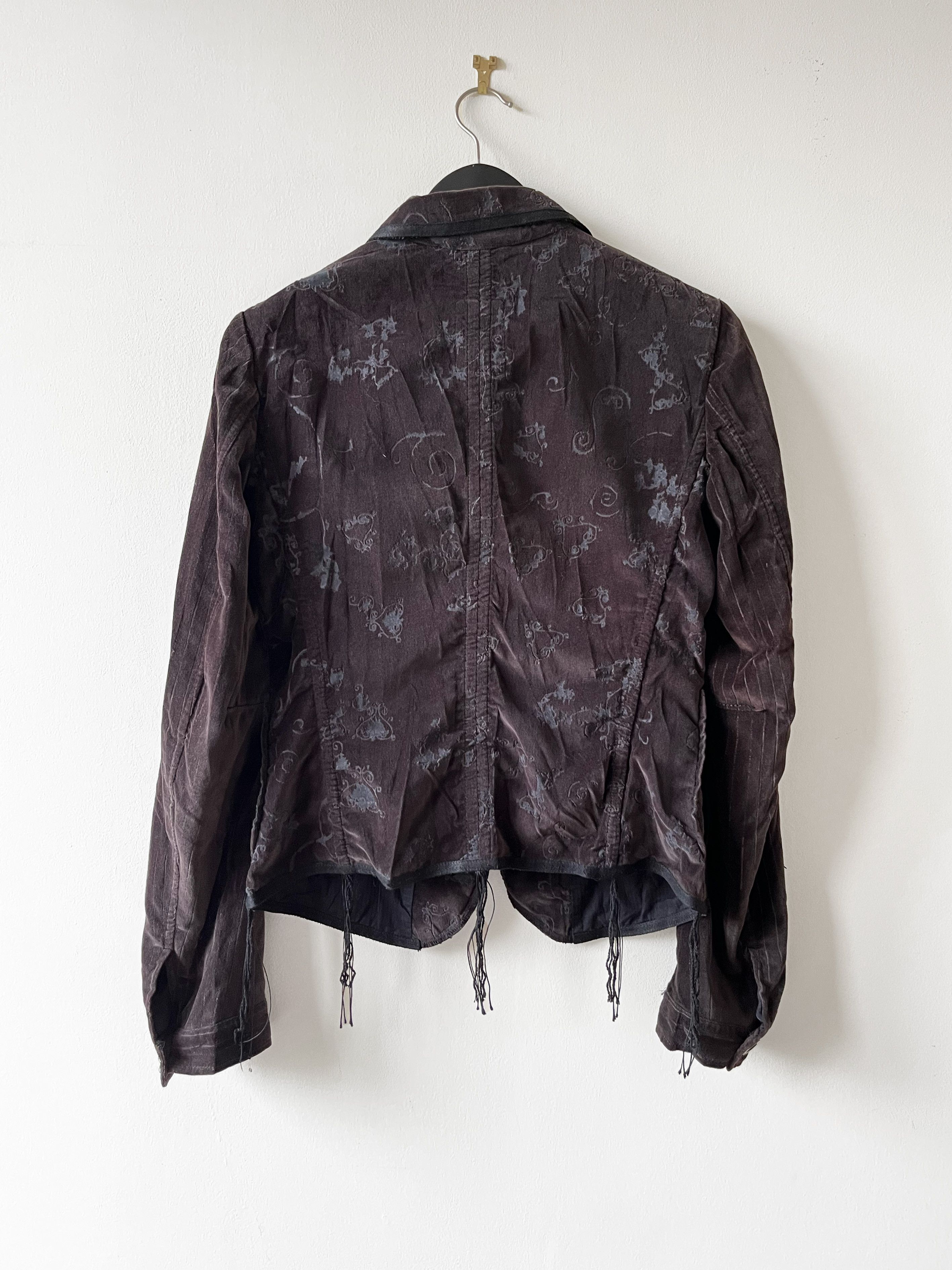Marithe + Francois Girbaud Marithe Francois Girbaud brown velour blazer Size M / US 6-8 / IT 42-44 - 2 Thumbnail