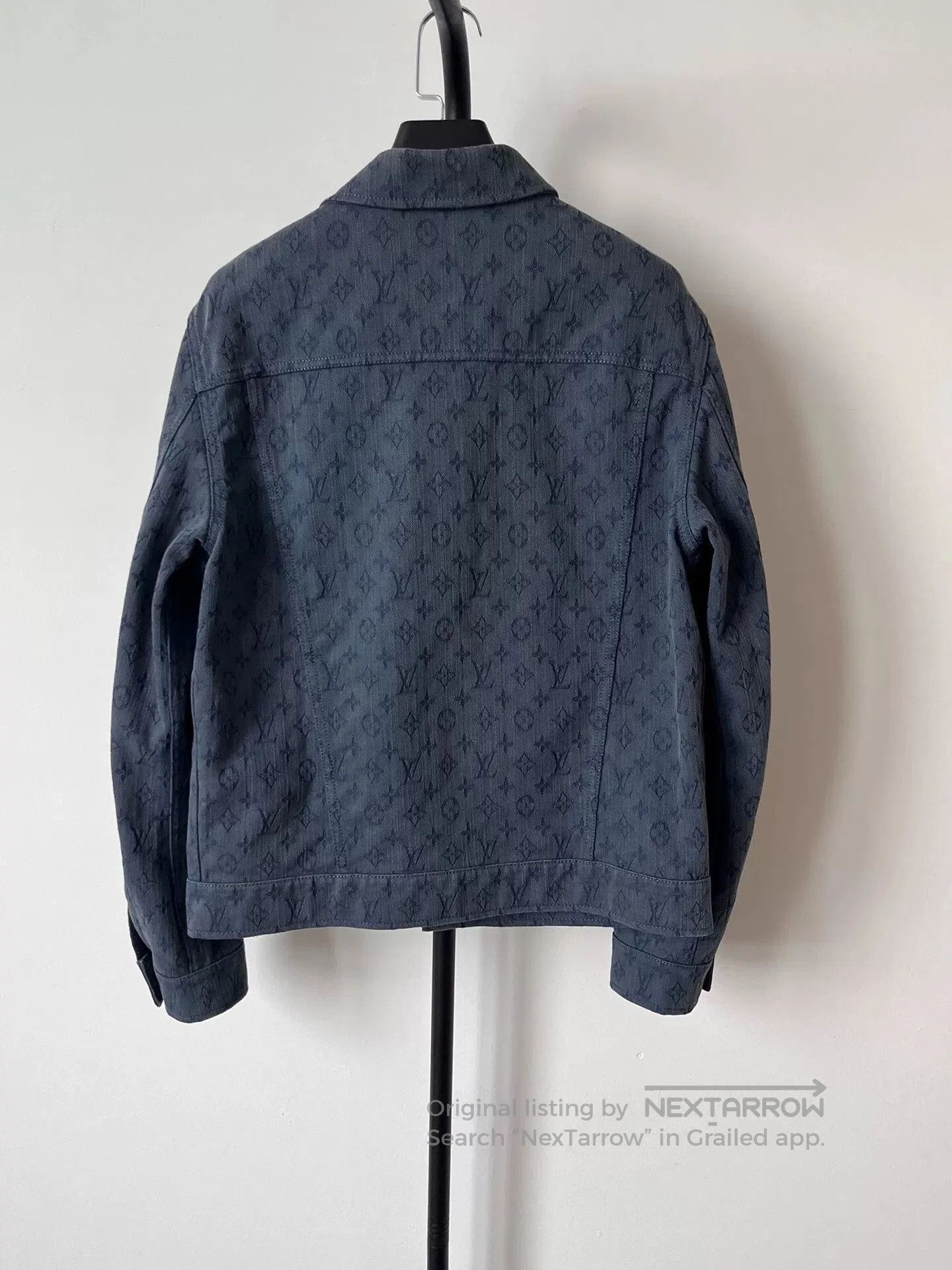 Louis Vuitton Louis Vuitton Logo Print Denim Jacket Men's. Size US S / EU 44-46 / 1 - 2 Thumbnail