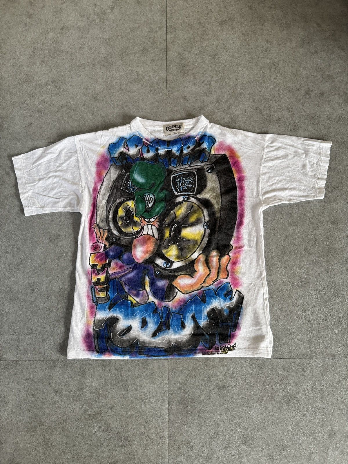 Vintage *RARE* VINTAGE 1999 90s ENTERPRISES HIP HOP BRUSHES STREET Size US XL / EU 56 / 4 - 1 Thumbnail