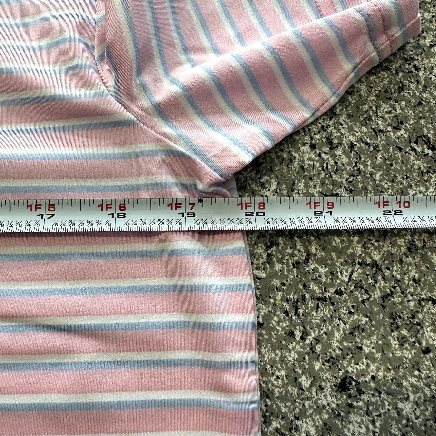 Ralph Lauren Ralph Lauren RLX Polo Shirt Mens S Pink Striped Performance Classic Fit Polo Size US S / EU 44-46 / 1 - 5 Thumbnail