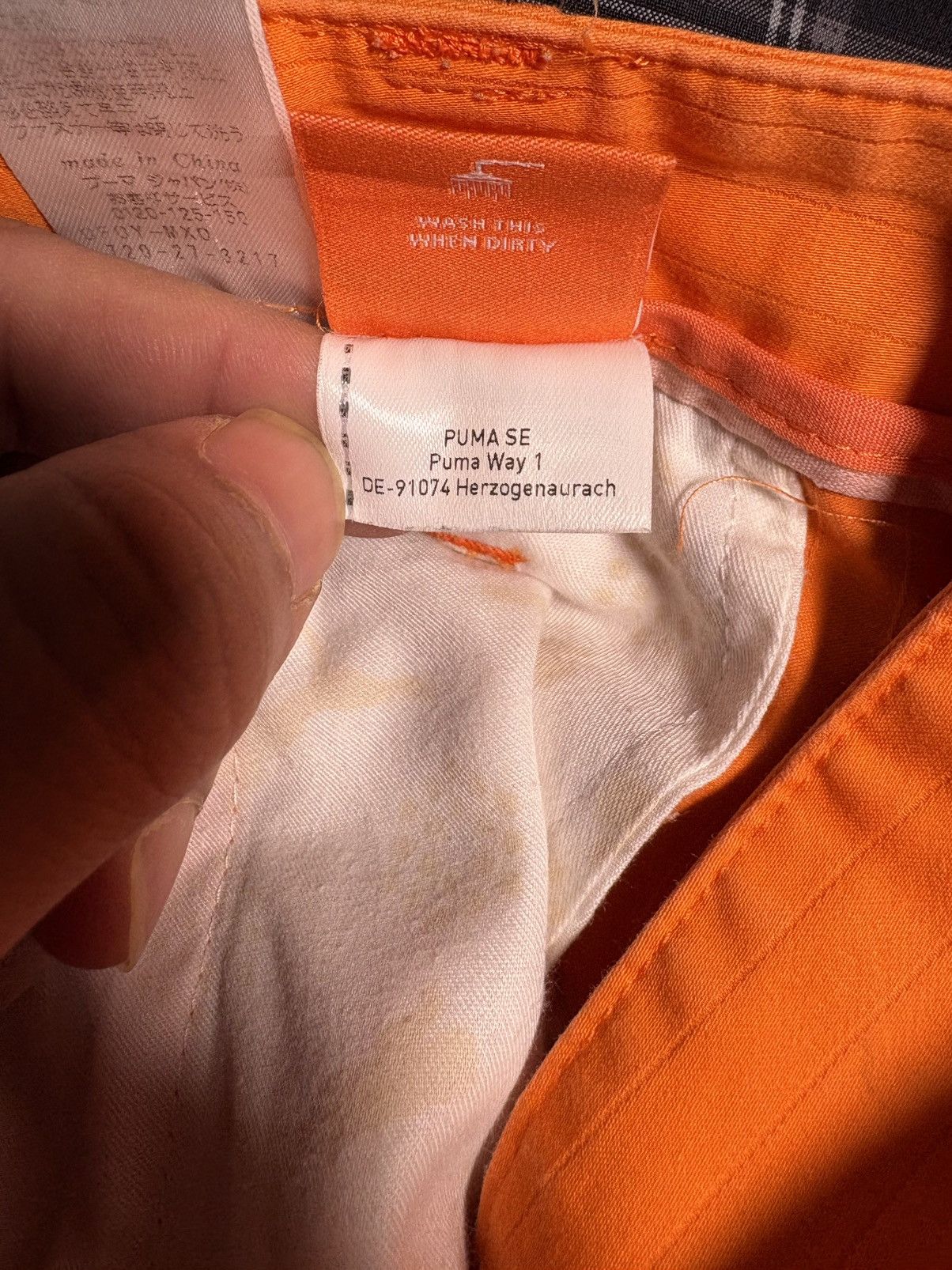 Puma Puma "SportLifestyle" Ripstop Cargo Pants - Electric Orange Size US 30 / EU 46 - 10 Thumbnail