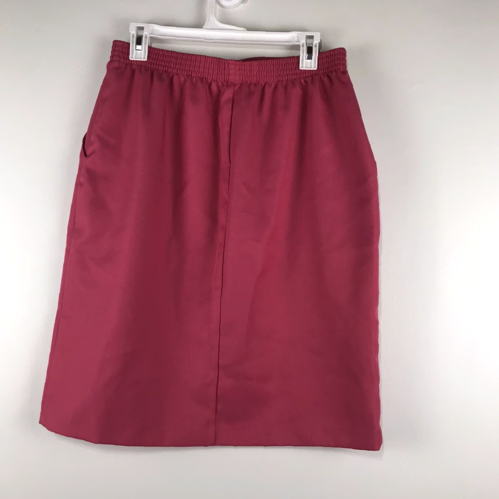 Vintage Vintage Donnkenny Pink Pull On Midi Straight Skirt Womens Size 16P Size 38" / US 16 / IT 52 - 4 Thumbnail
