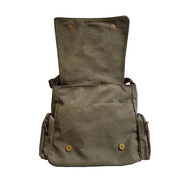 Anime Mitsuya x Etou Cartoon Totoro Canvas Messenger Bag Size ONE SIZE - 6 Thumbnail