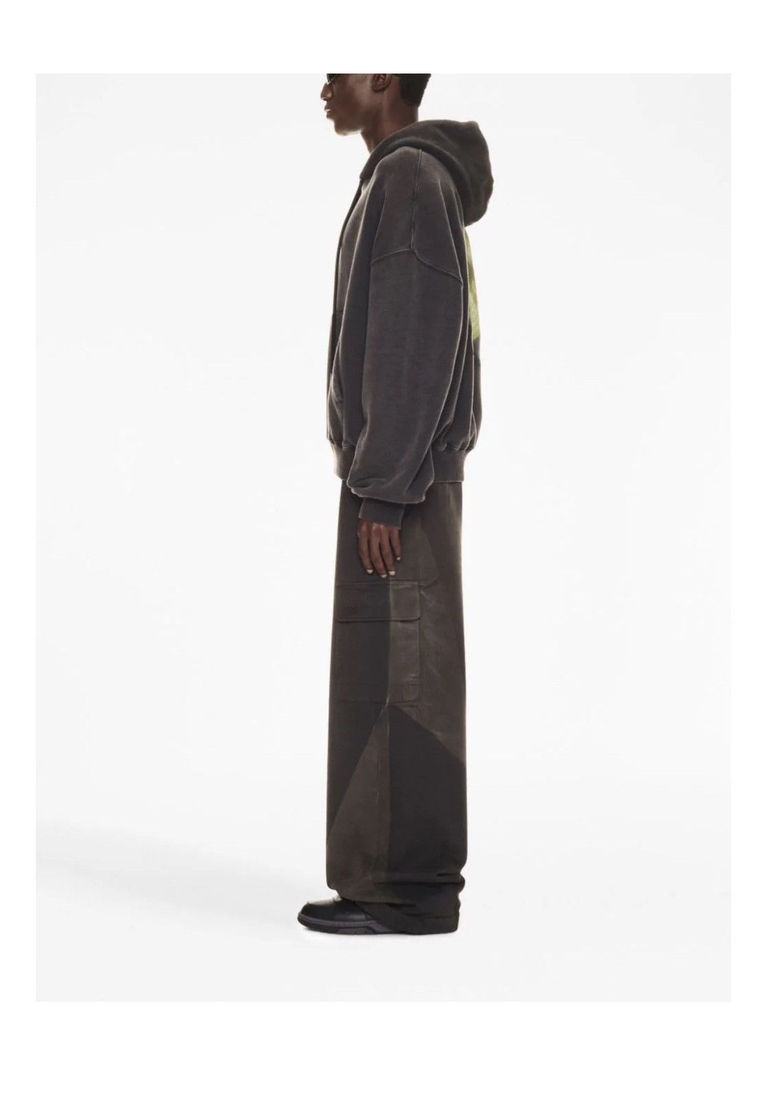 Off-White 900$ off-white super moon hoodie Size US L / EU 52-54 / 3 - 3 Thumbnail