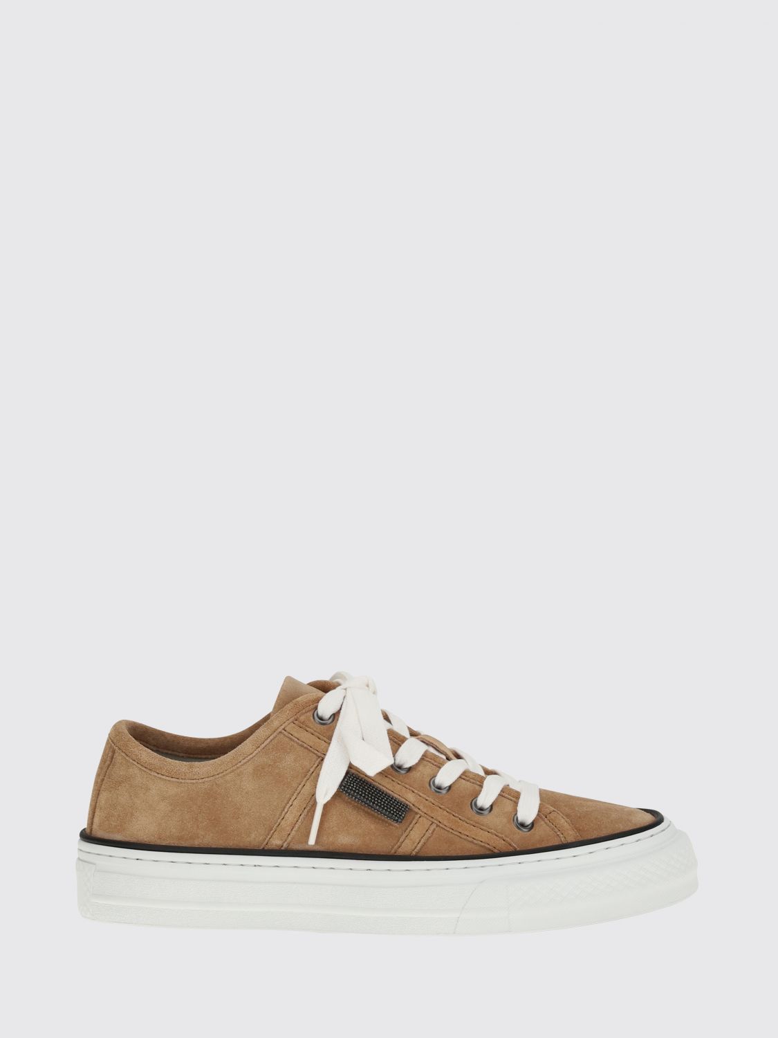 Brunello Cucinelli Brunello Cucinelli Sneakers Woman Camel Size US 6 / IT 36 - 1 Thumbnail