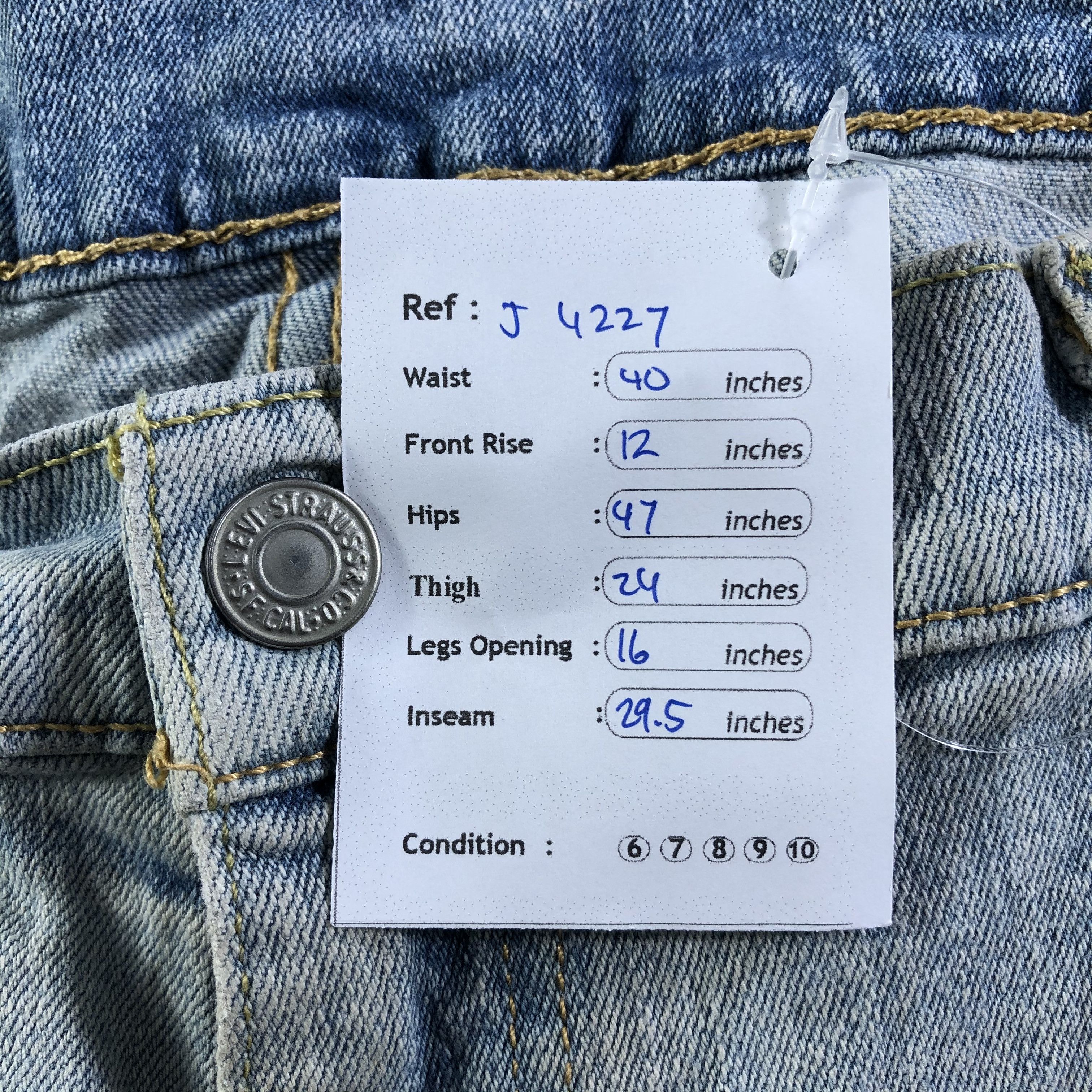 Levi's Vintage Levis 541 Jeans-J4227 Size US 40 / EU 56 - 14 Thumbnail