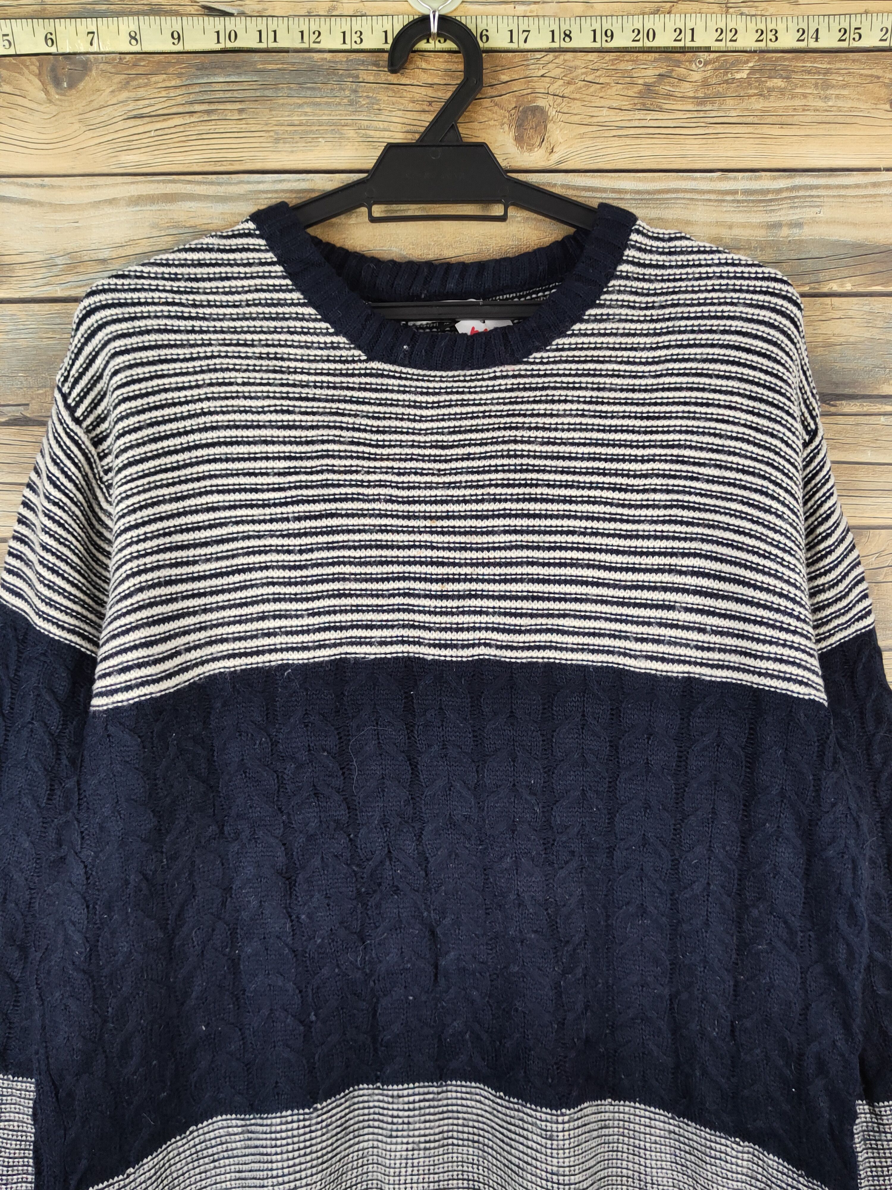 Aran Isles Knitwear A.v.v Homme Navy Knitwear Sweatshirts #W1436 Size US L / EU 52-54 / 3 - 2 Thumbnail