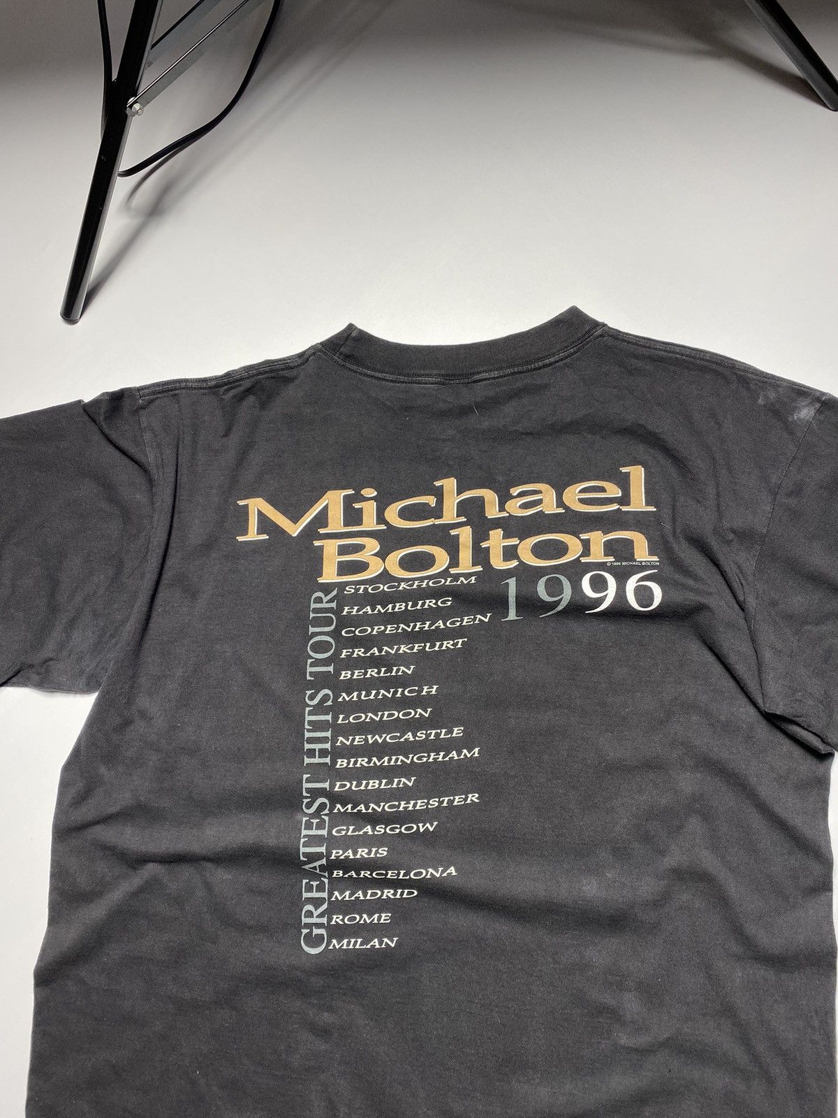 Band Tees × Vintage Vintage 1995 Michael Bolton all over print tour band t-shirt Size US XL / EU 56 / 4 - 11 Thumbnail
