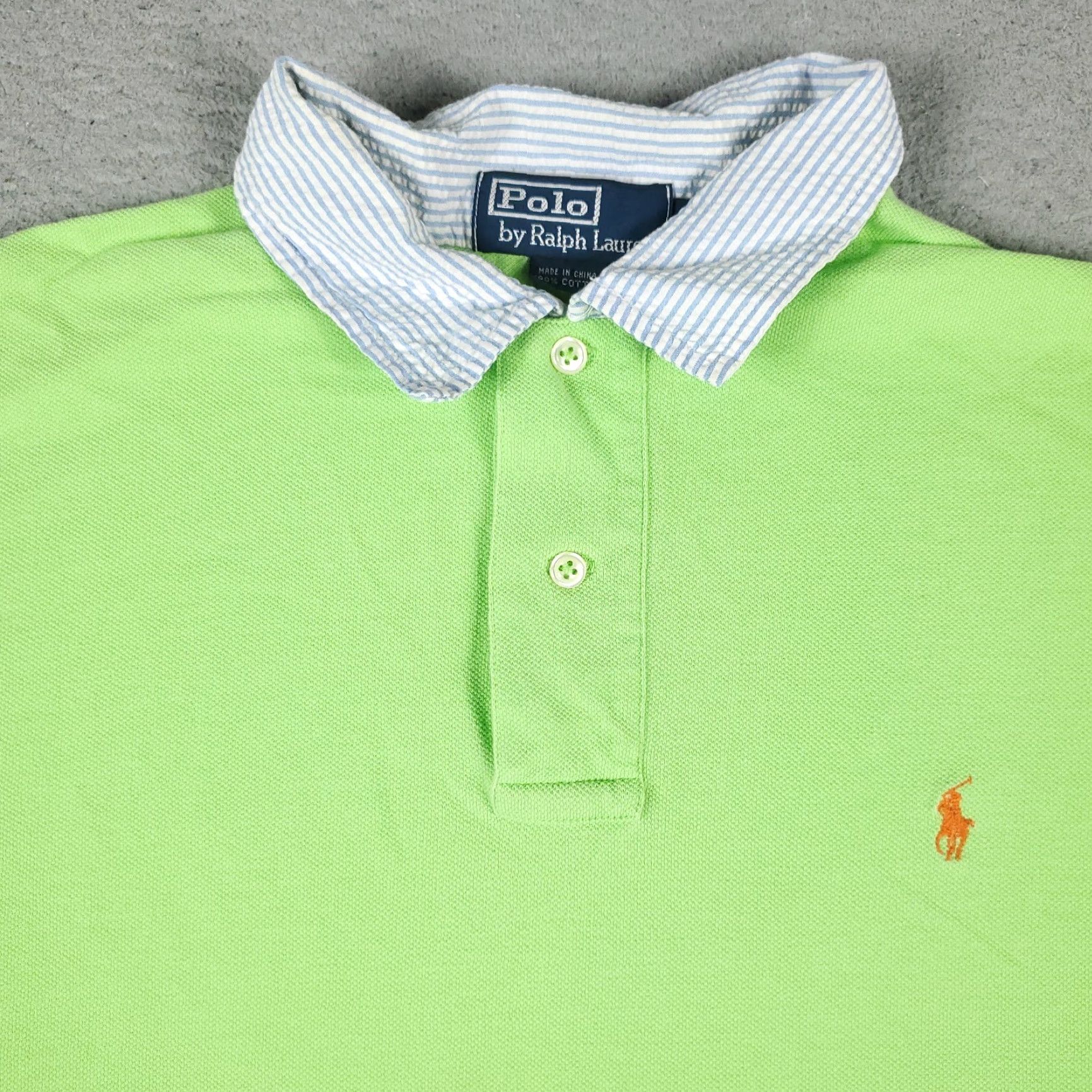 Ralph Lauren Ralph Lauren Polo Shirt Mens Large Brown Solid Short Sleeve Size US L / EU 52-54 / 3 - 2 Thumbnail