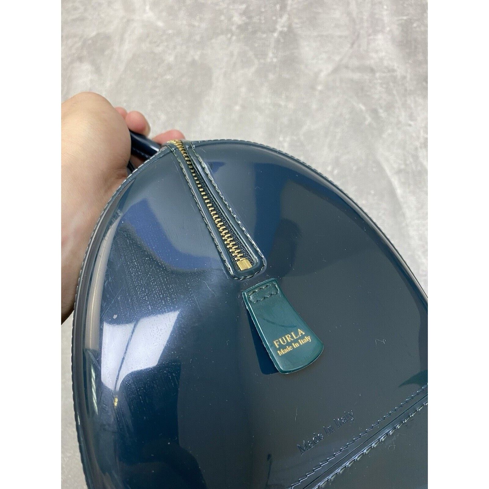 Furla Furla Candy Bauletto Jelly Rubber Studded Bag Handbag Gum Size ONE SIZE - 15 Thumbnail