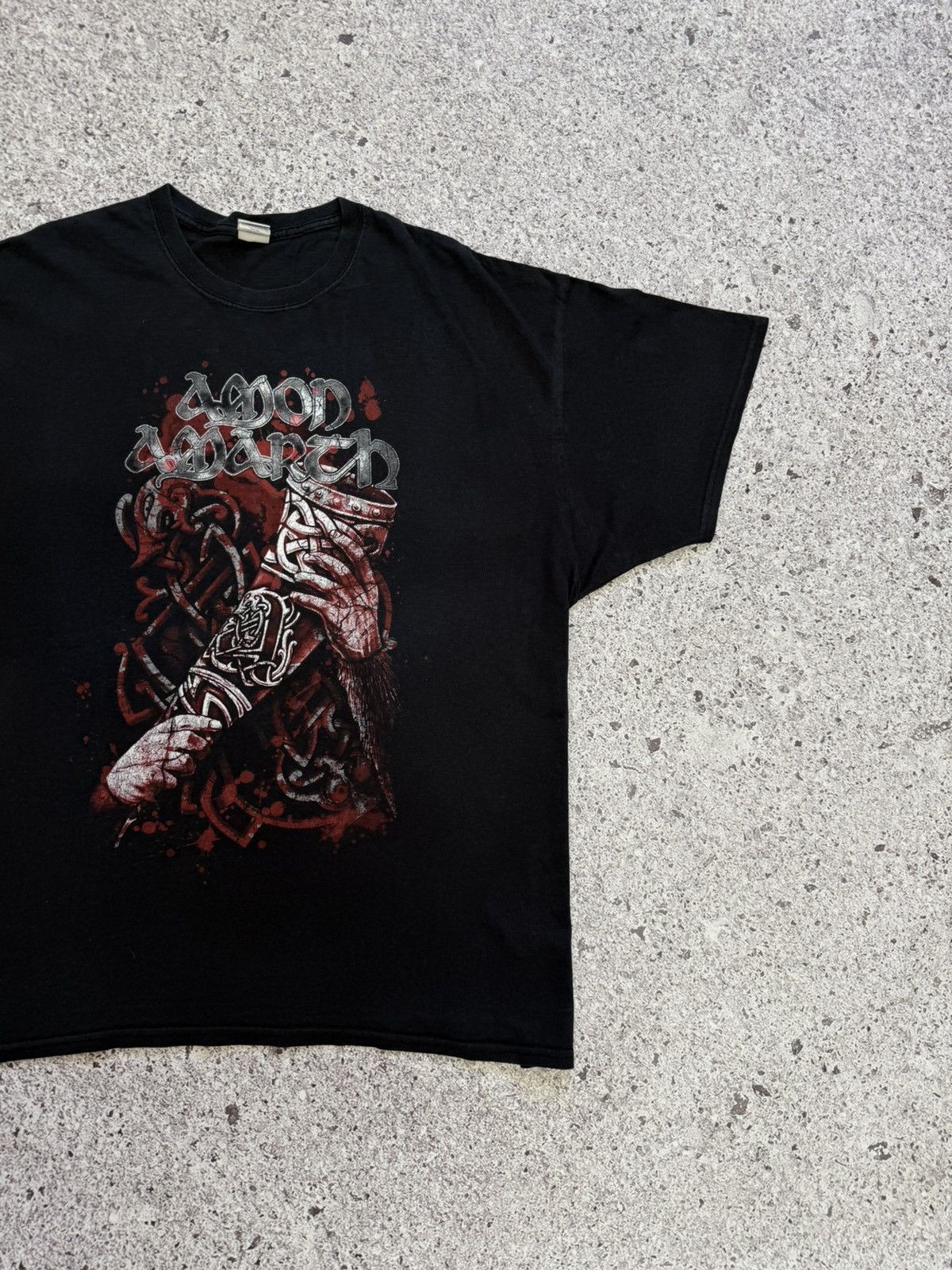 Band Tees × Vintage Vintage 2016 Amon Amarth Raise Your Horns Rock Band T-Shirt Size US XXL / EU 58 / 5 - 5 Thumbnail