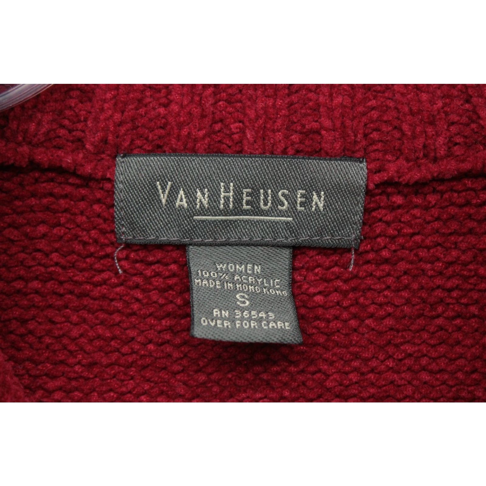 Van Heusen VTG Van Heusen Snowflake Sweater Women's S Red Full Zip Y2K Winter Christmas Size S / US 4 / IT 40 - 4 Thumbnail
