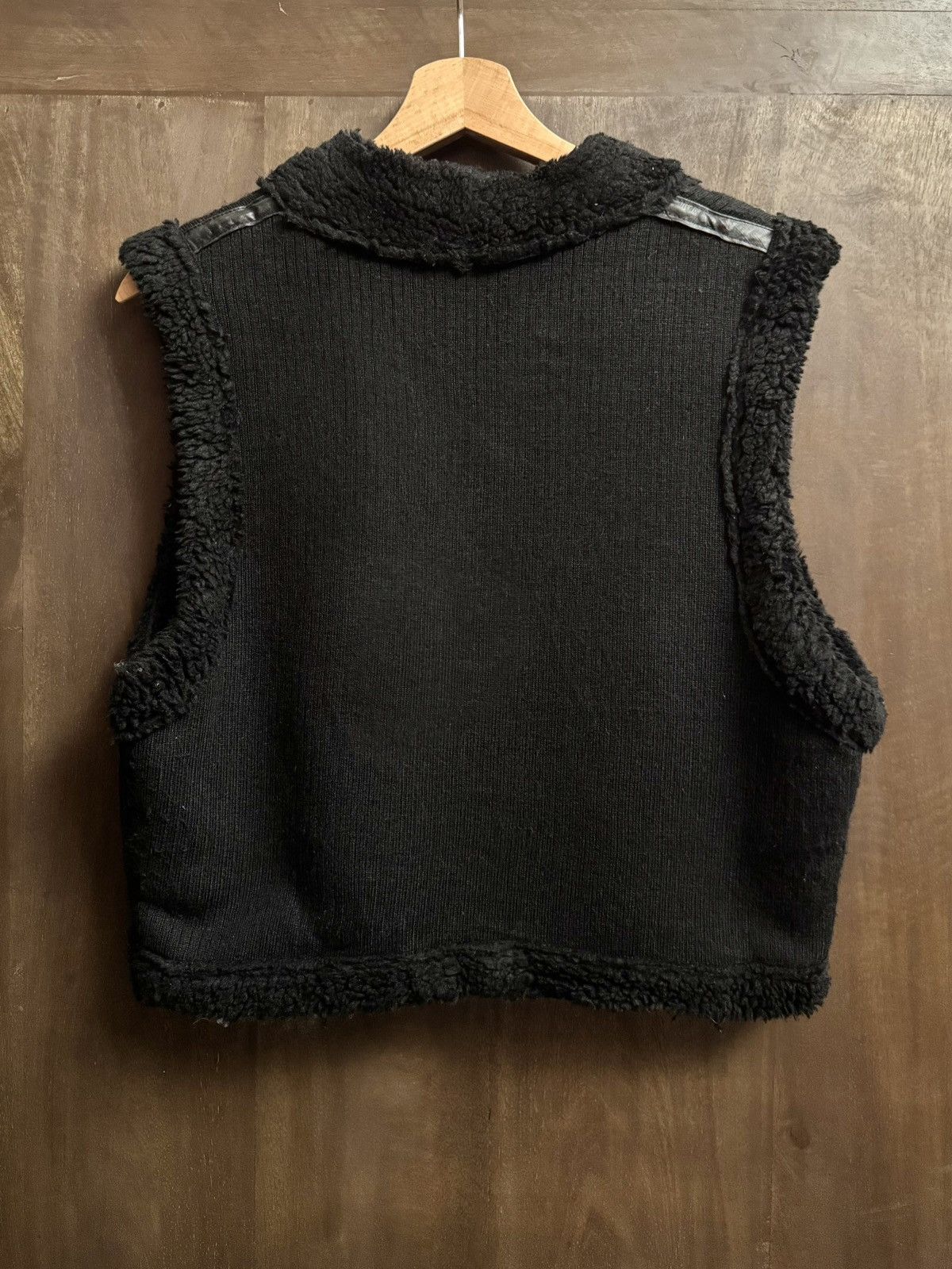 Jean Paul Gaultier jpg jean paul gaultier black faux fur short sweater L Size L / US 10 / IT 46 - 7 Thumbnail