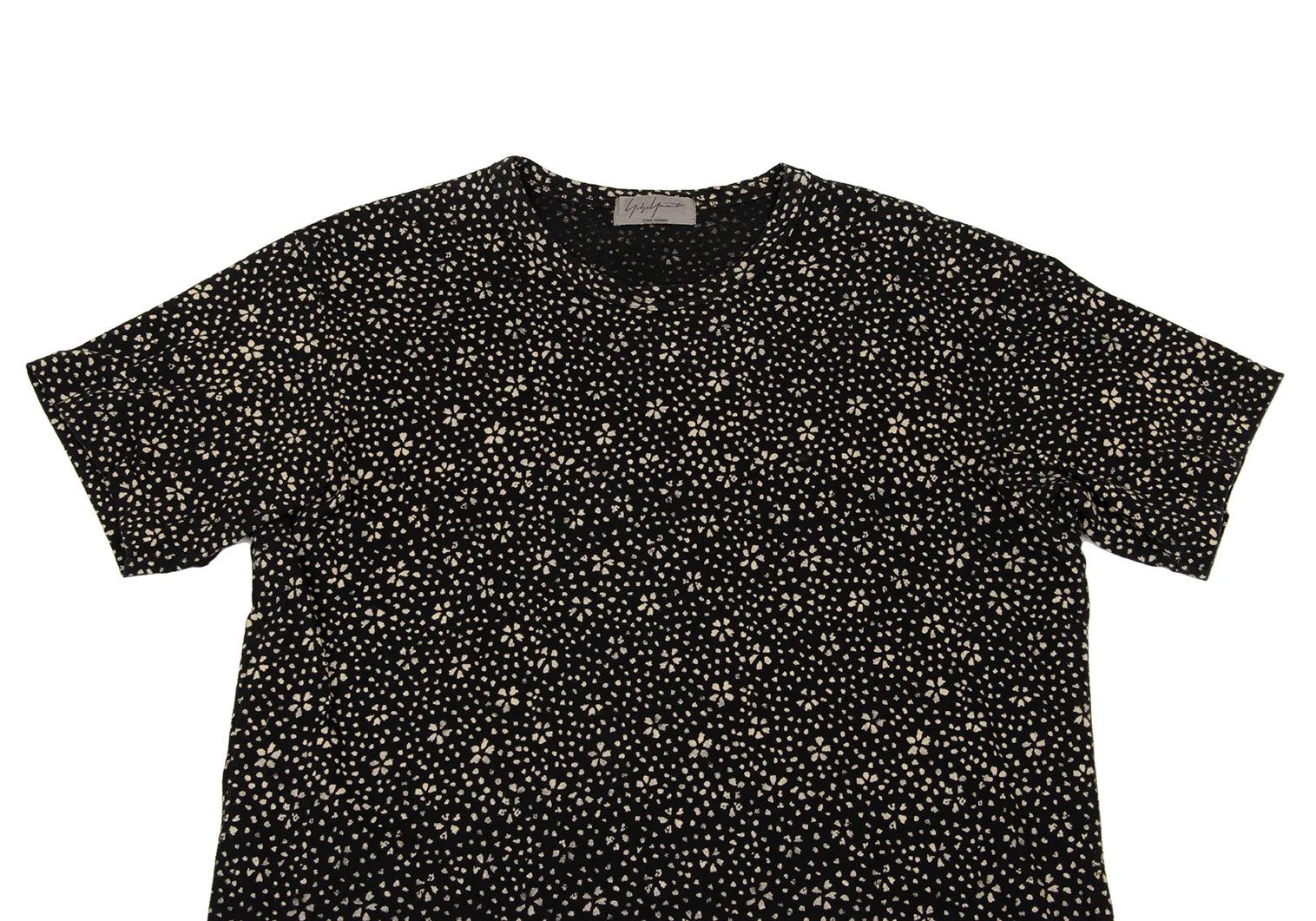 Yohji Yamamoto Yohji Yamamoto Cotton Flower Print T-Shirt Size US L / EU 52-54 / 3 - 2 Thumbnail