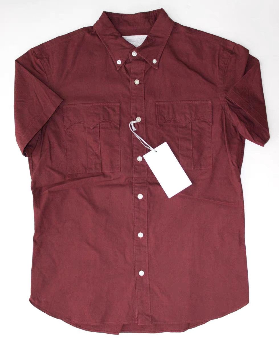 Kolor kolor High-Street Oxford Short Sleeve Shirt K11 Size US M / EU 48-50 / 2 - 1 Thumbnail