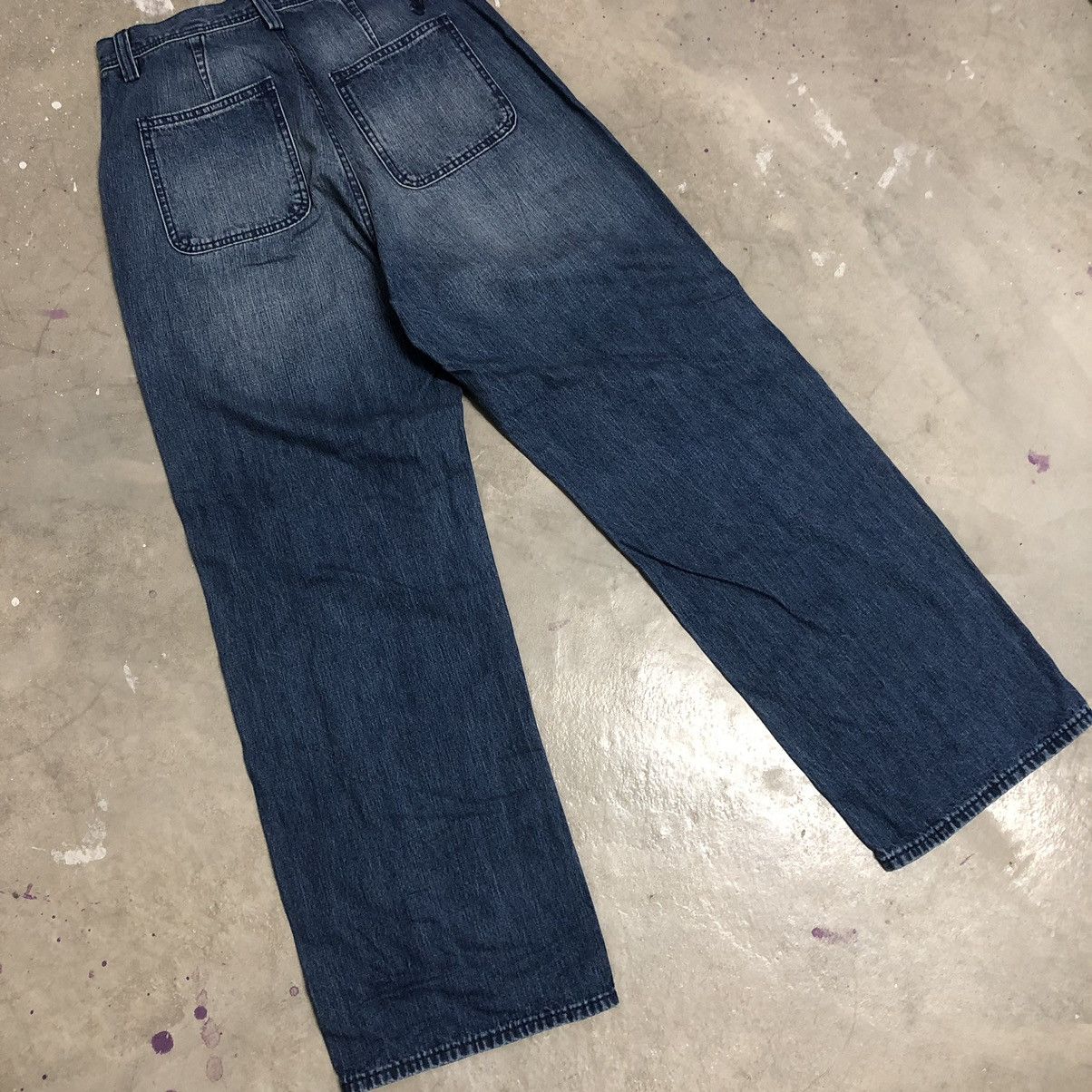 JW Anderson × Uniqlo JW Anderson x Uniqlo Baker-Style Denim Relaxed Work Pants Size US 27 - 9 Thumbnail